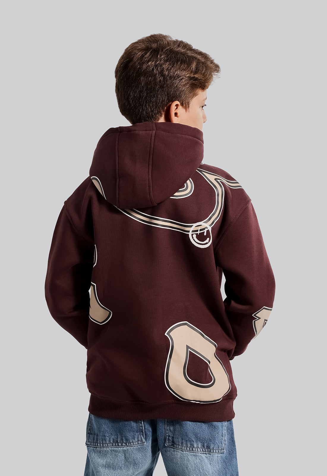 Kids Printed Hoodie Sweatshirt