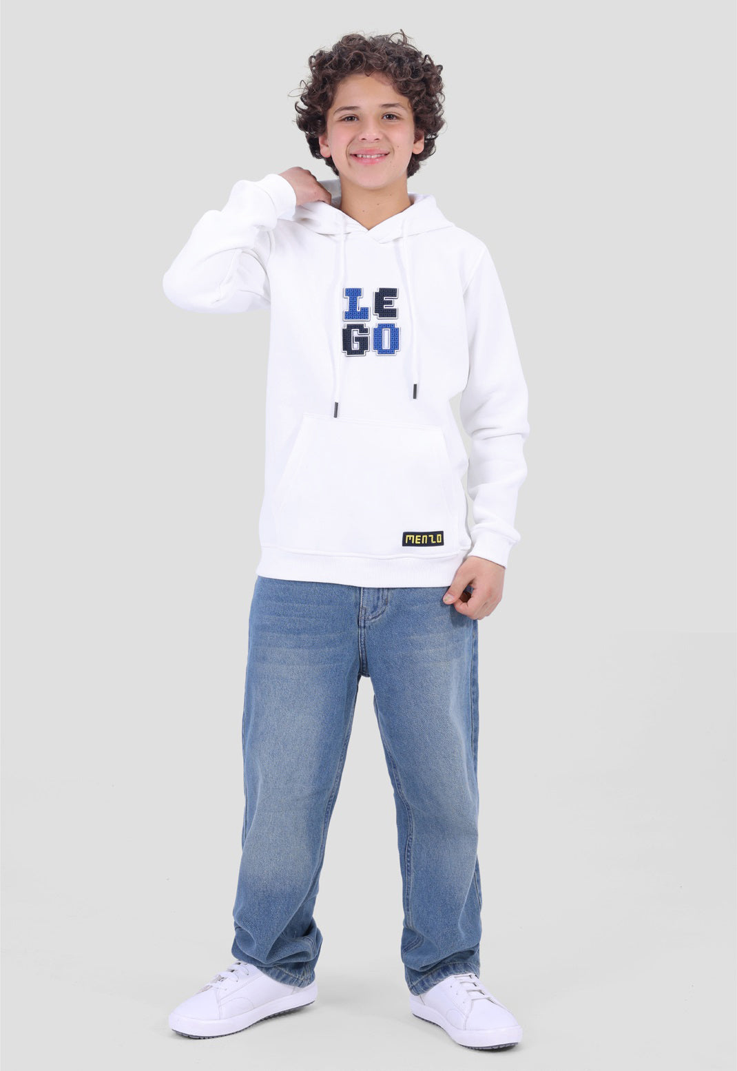 Printed Hoodie Sweatshirt