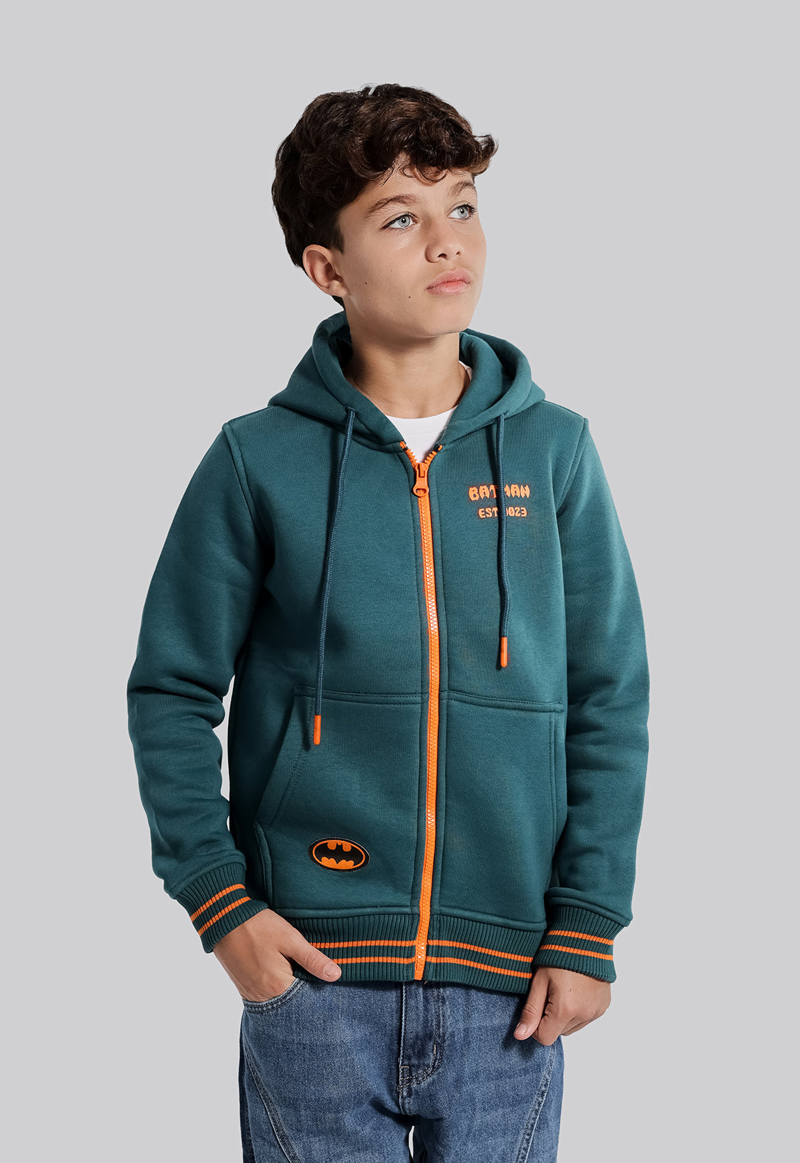 Kids full Zipper Printed Hoodie Sweatshirt