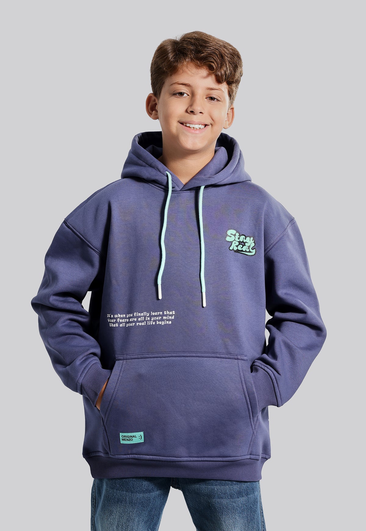 Kids Printed Hoodie Sweatshirt