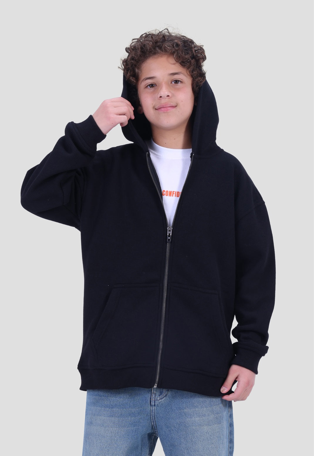 Full Zipper Hoodie Sweatshirt