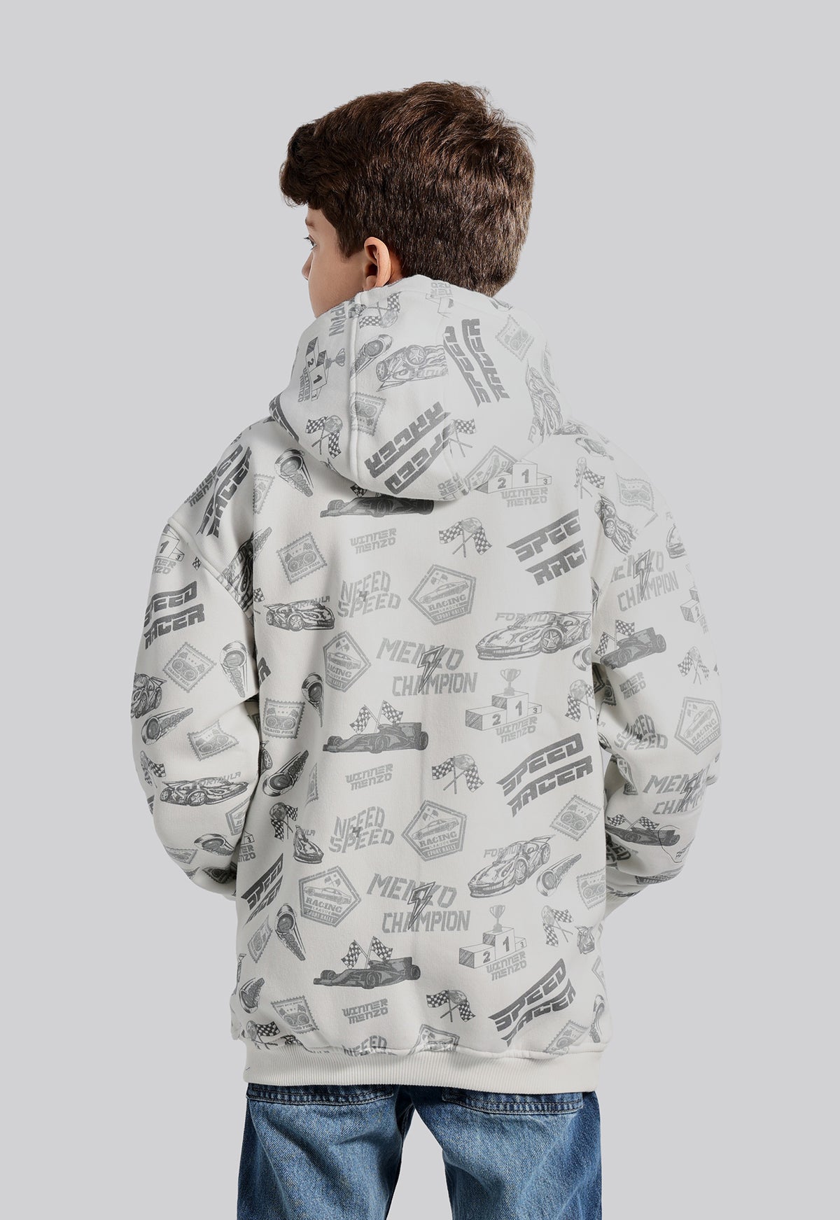 Kids Printed Hoodie Sweatshirt