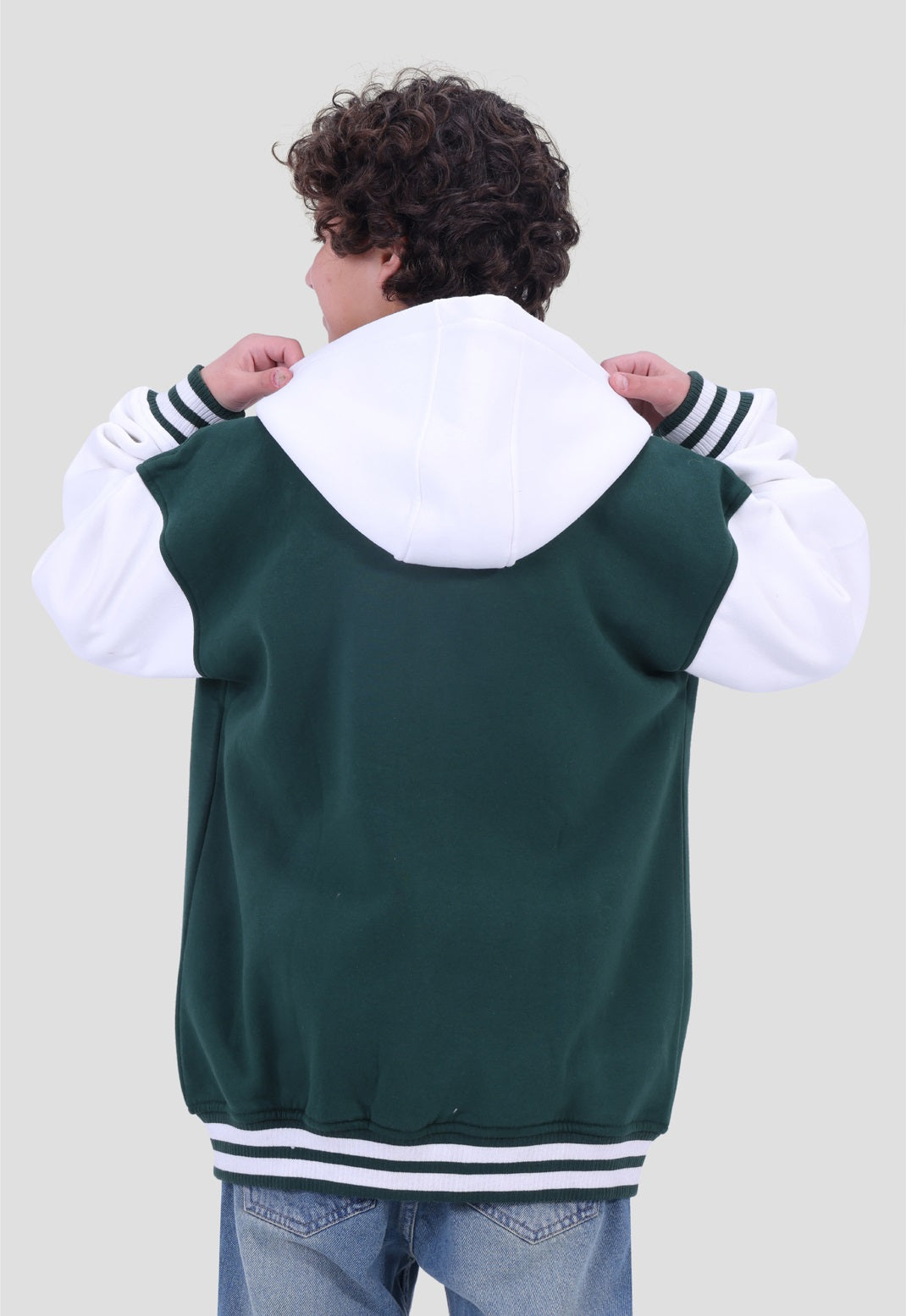 Full Botton Hoodie Sweatshirt