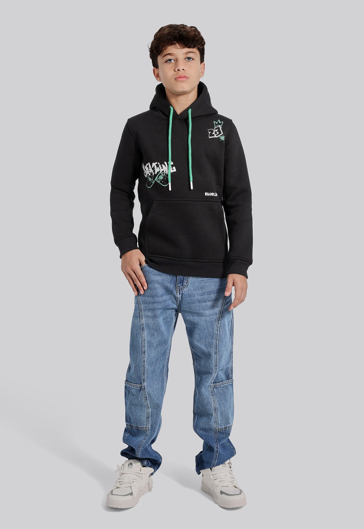 Kids Printed Hoodie Sweatshirt