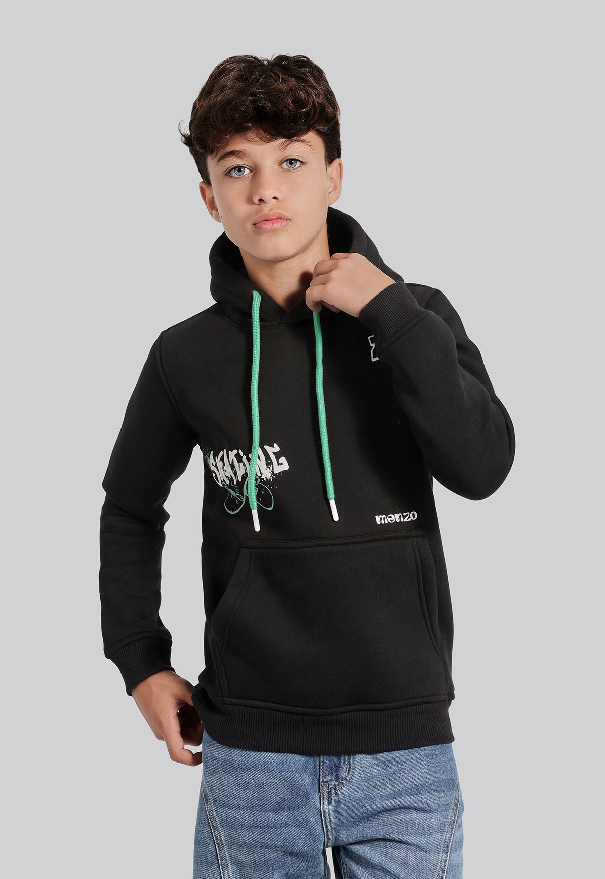 Kids Printed Hoodie Sweatshirt