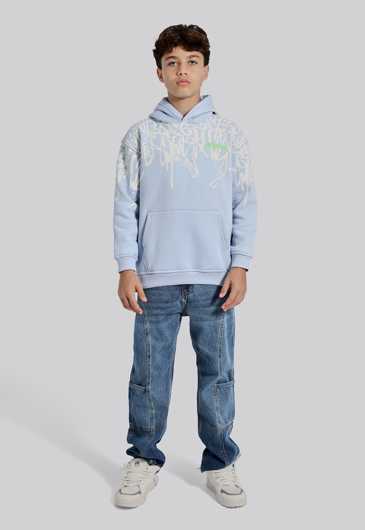 Kids Printed Hoodie Sweatshirt