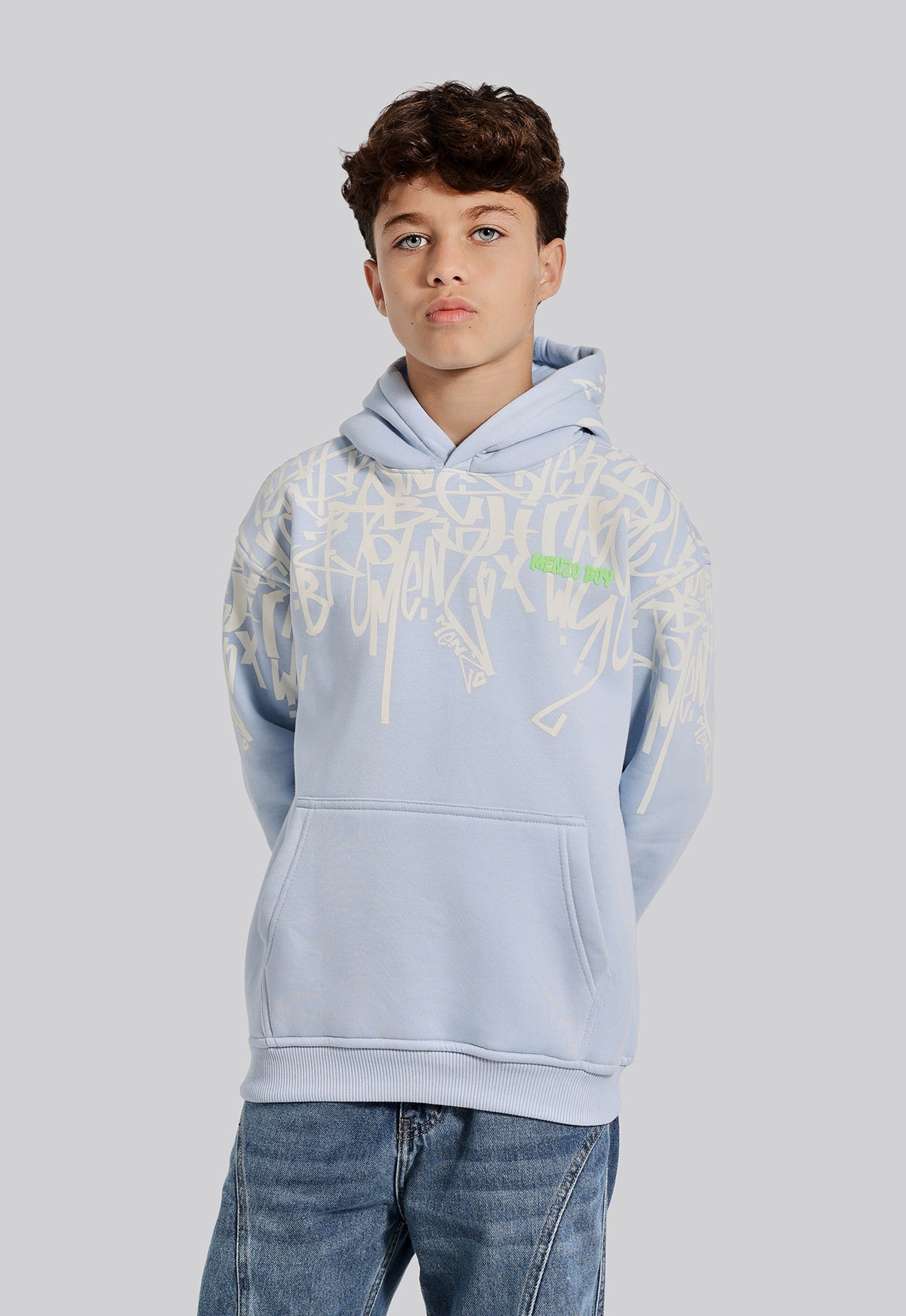 Kids Printed Hoodie Sweatshirt