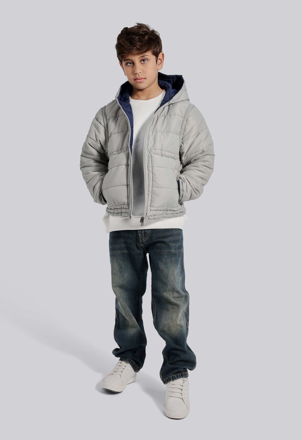 Kids Double Face Casual Jacket