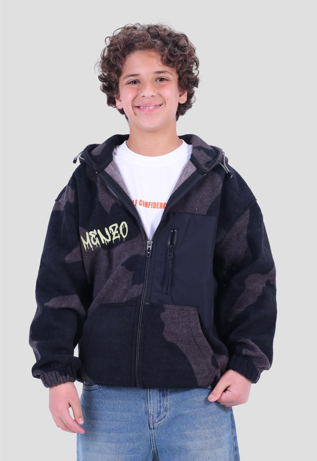 Full Zipper Hoodie Sweatshirt