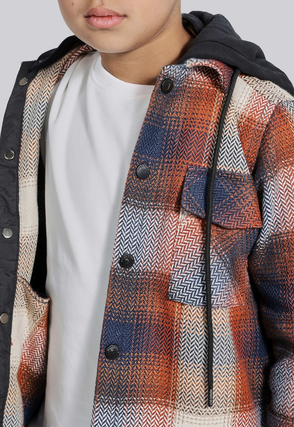 Kids Overshirt Checked Shirt