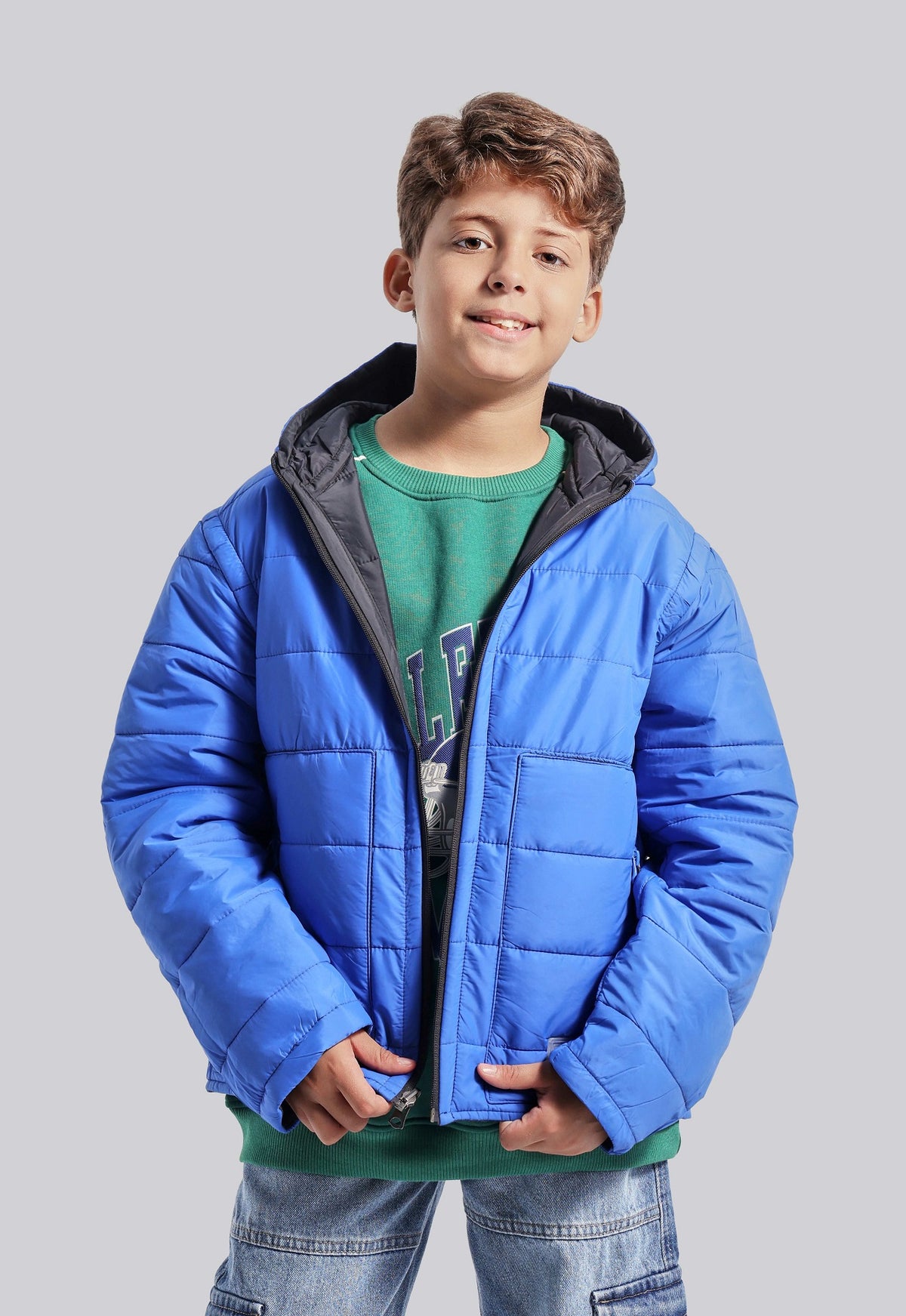 Kids Double Face Casual Jacket