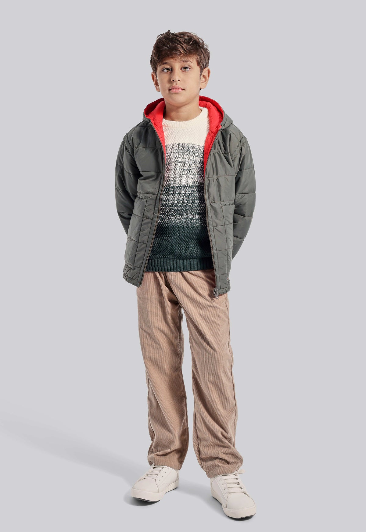 Kids Double Face Casual Jacket
