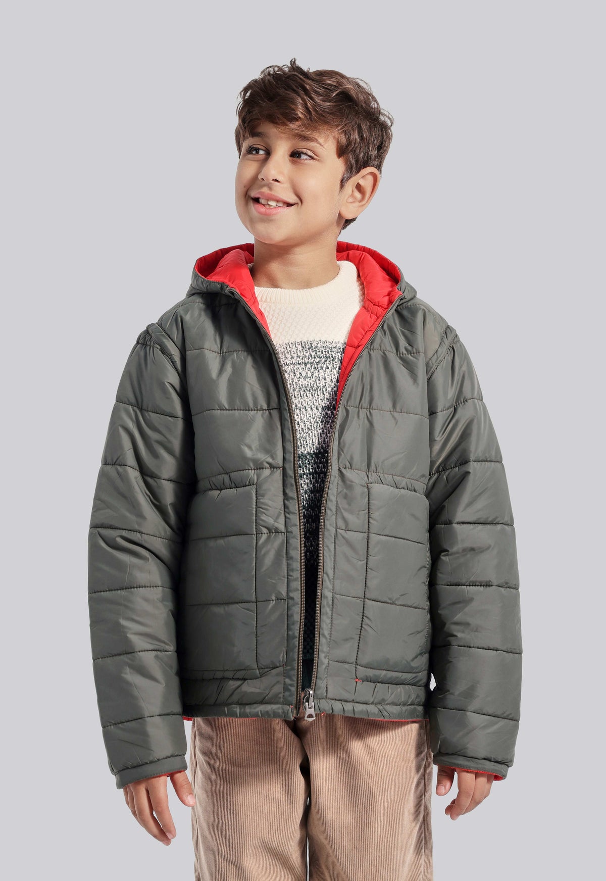 Kids Double Face Casual Jacket