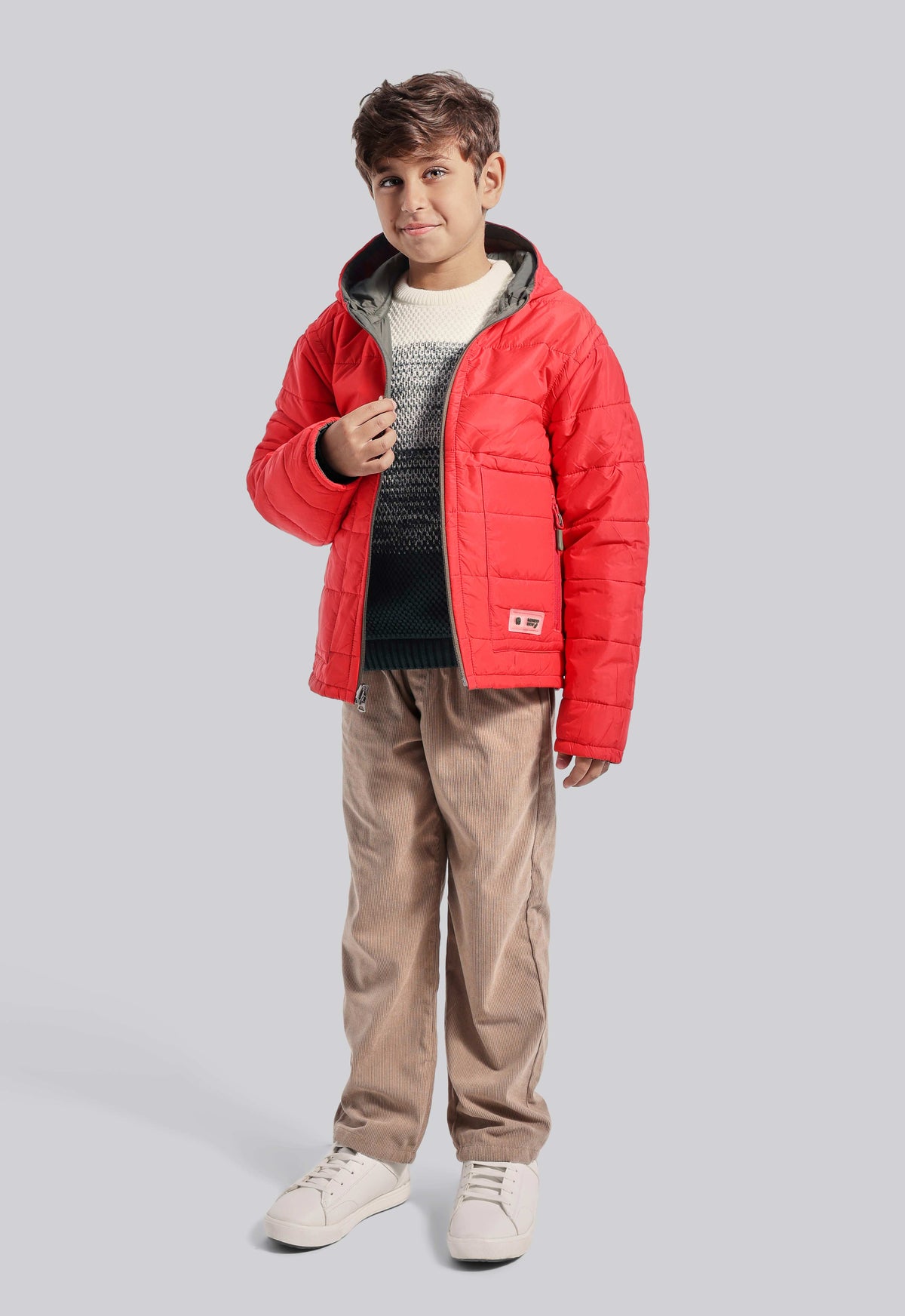 Kids Double Face Casual Jacket