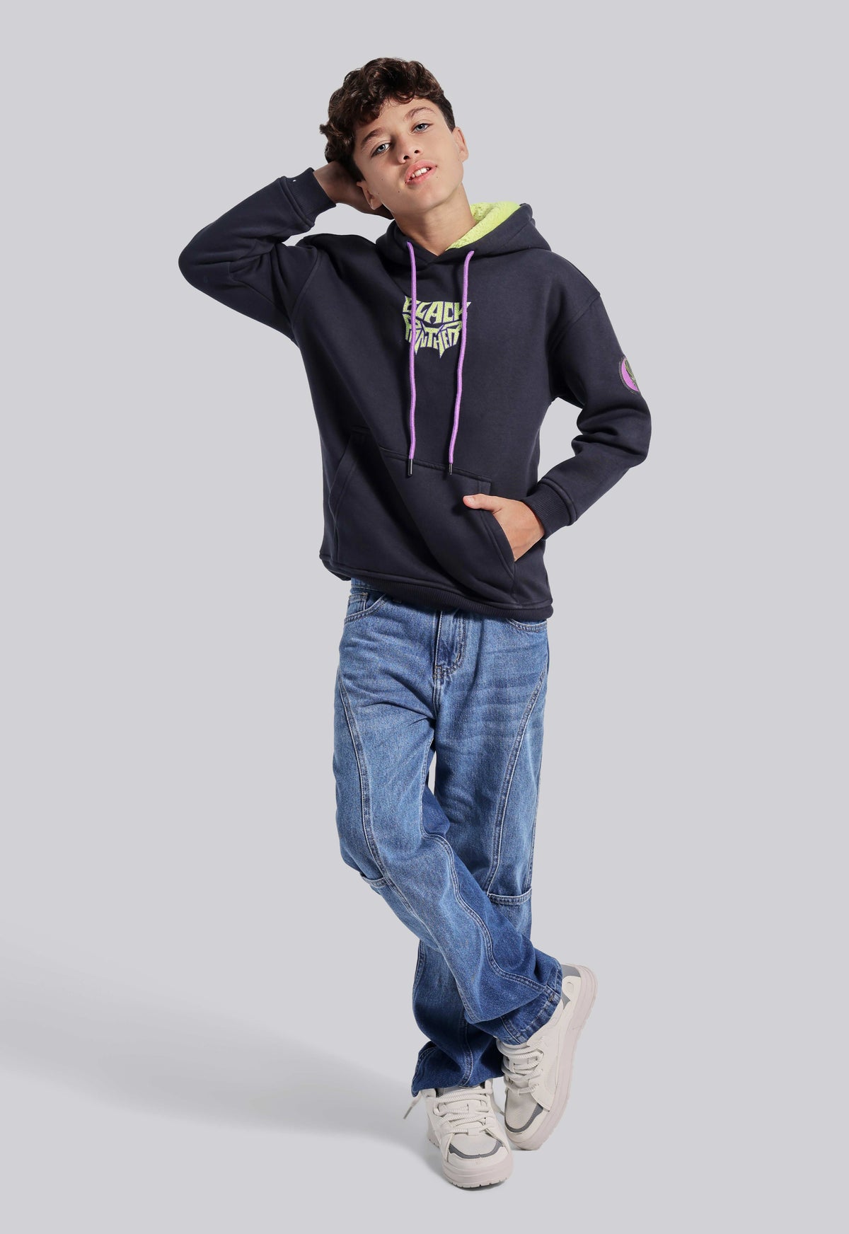 Kids Printed Hoodie Sweatshirt