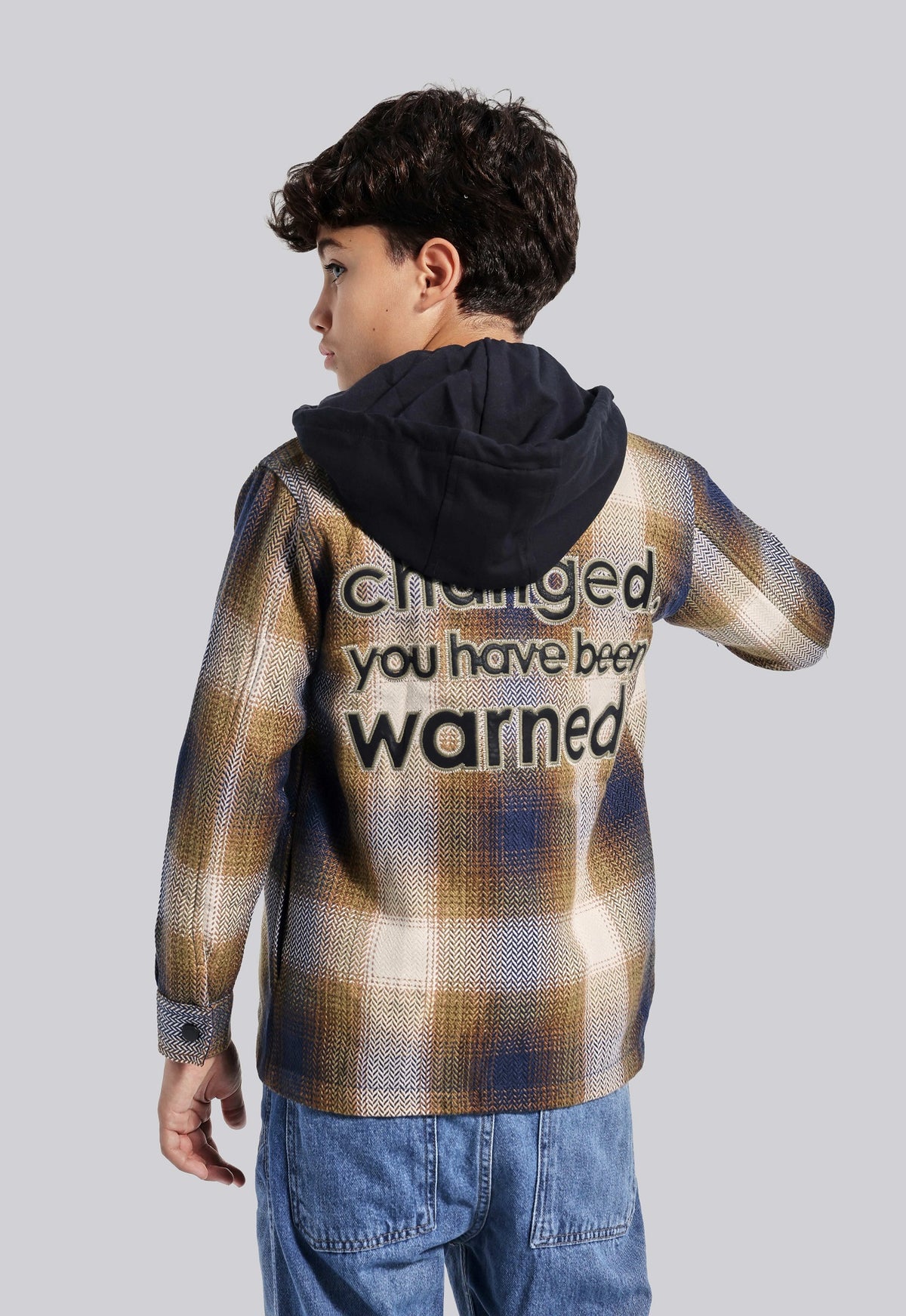 Kids Overshirt Checked Shirt