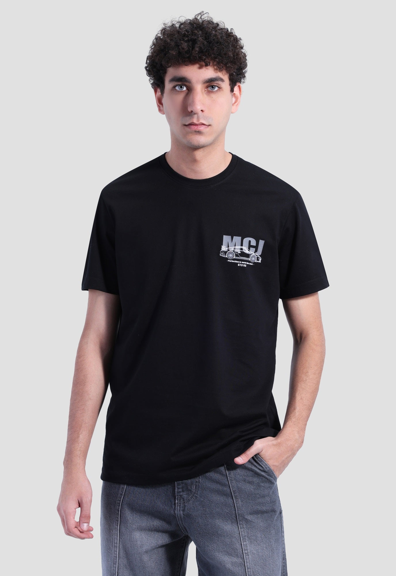 Crew Neck Printed T-Shirt