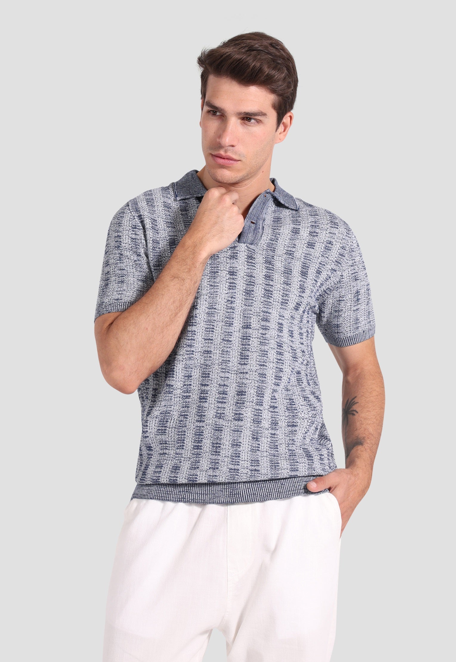 Knitted Polo Shirt