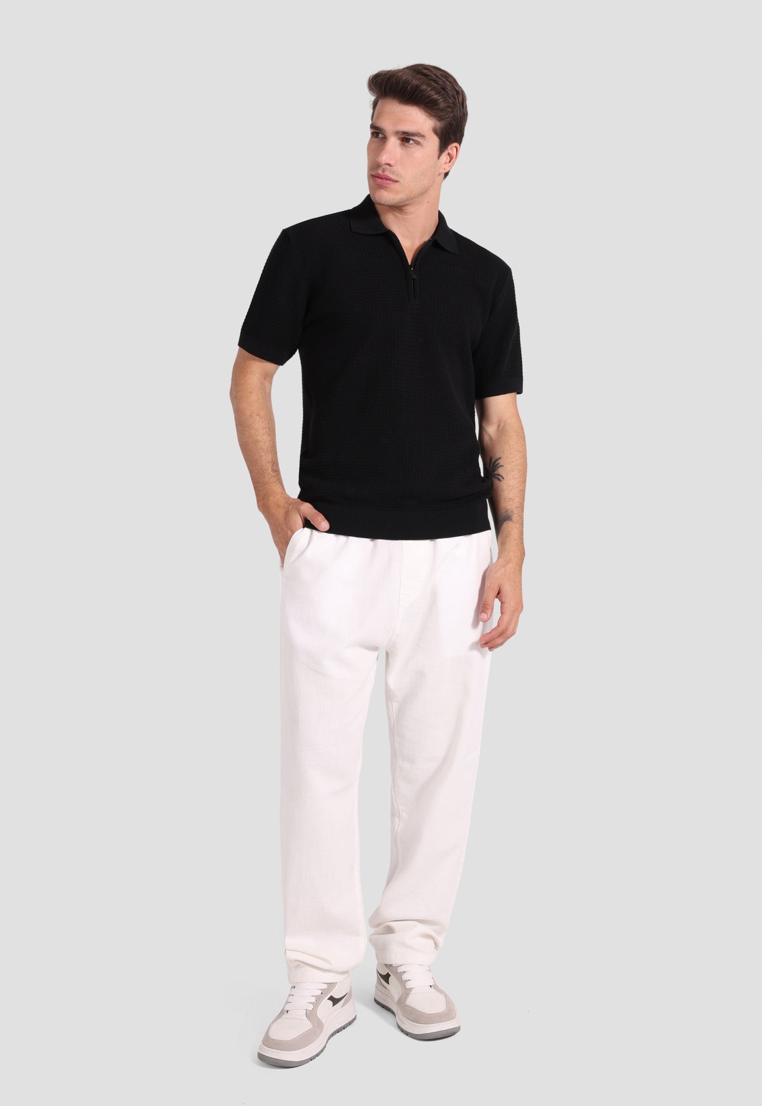 Regular Knitted Fit Polo Shirt