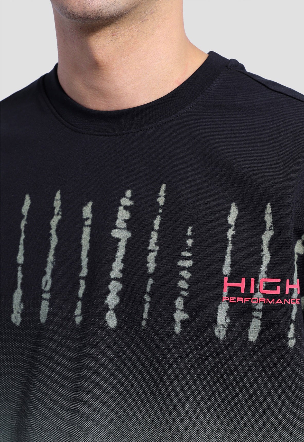 Crew Neck Over Size Printed T-shirt