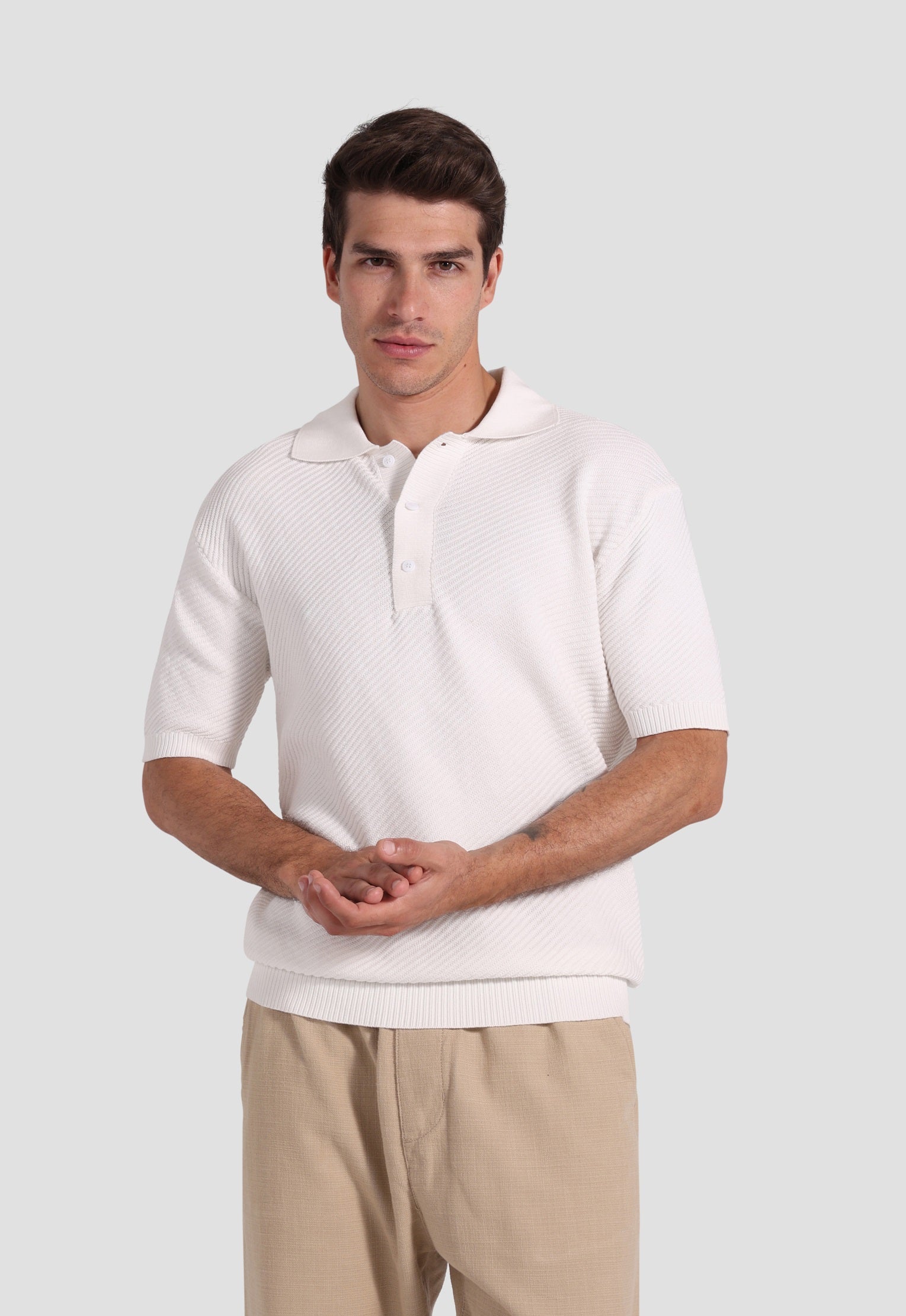 Knitted Polo Shirt