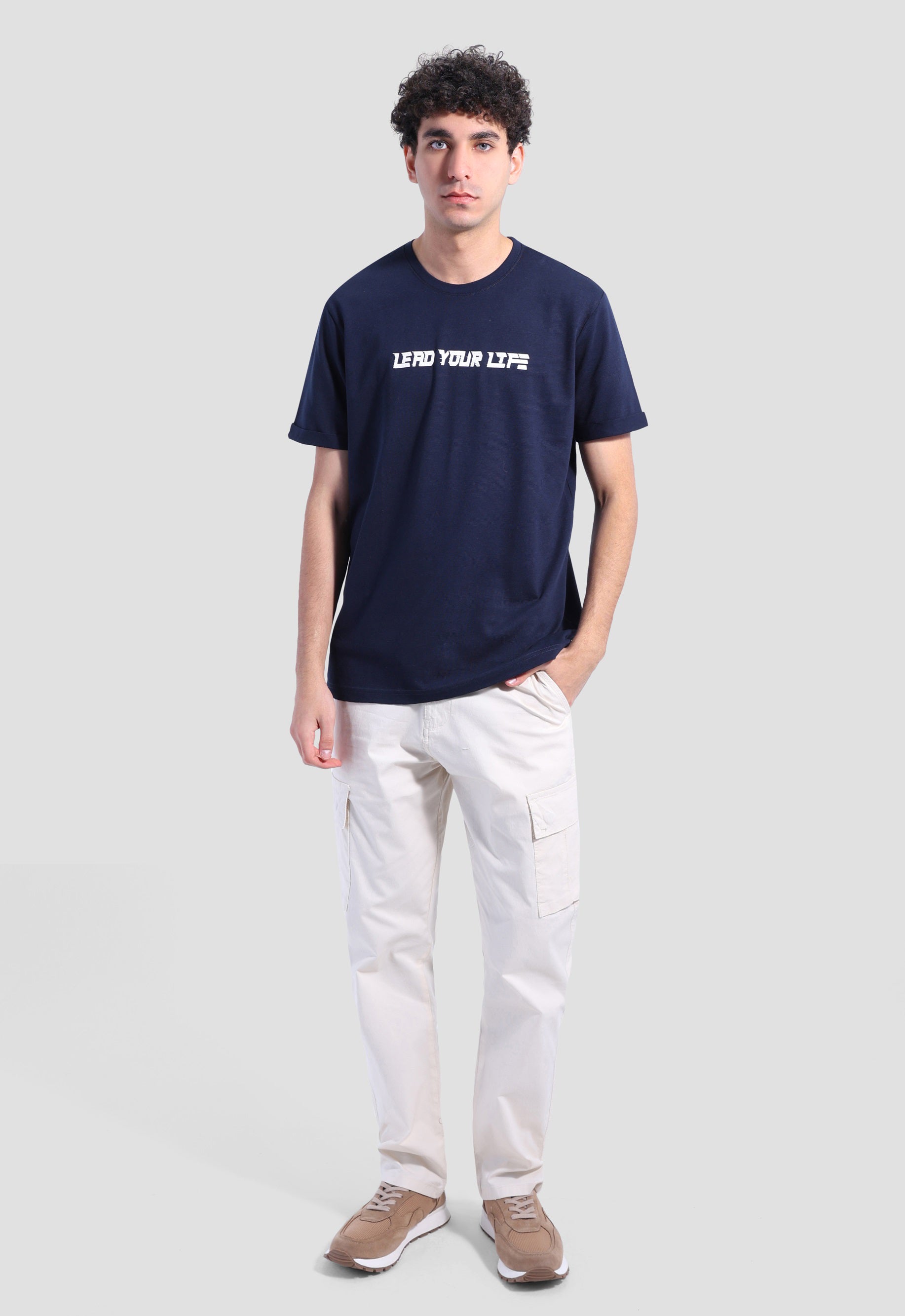 Crew Neck Printed T-Shirt