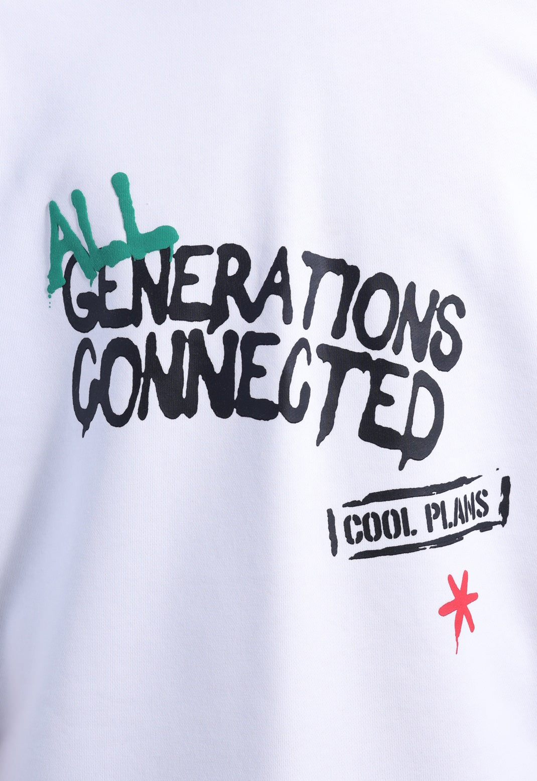 Crew Neck Over Size Printed T-shirt