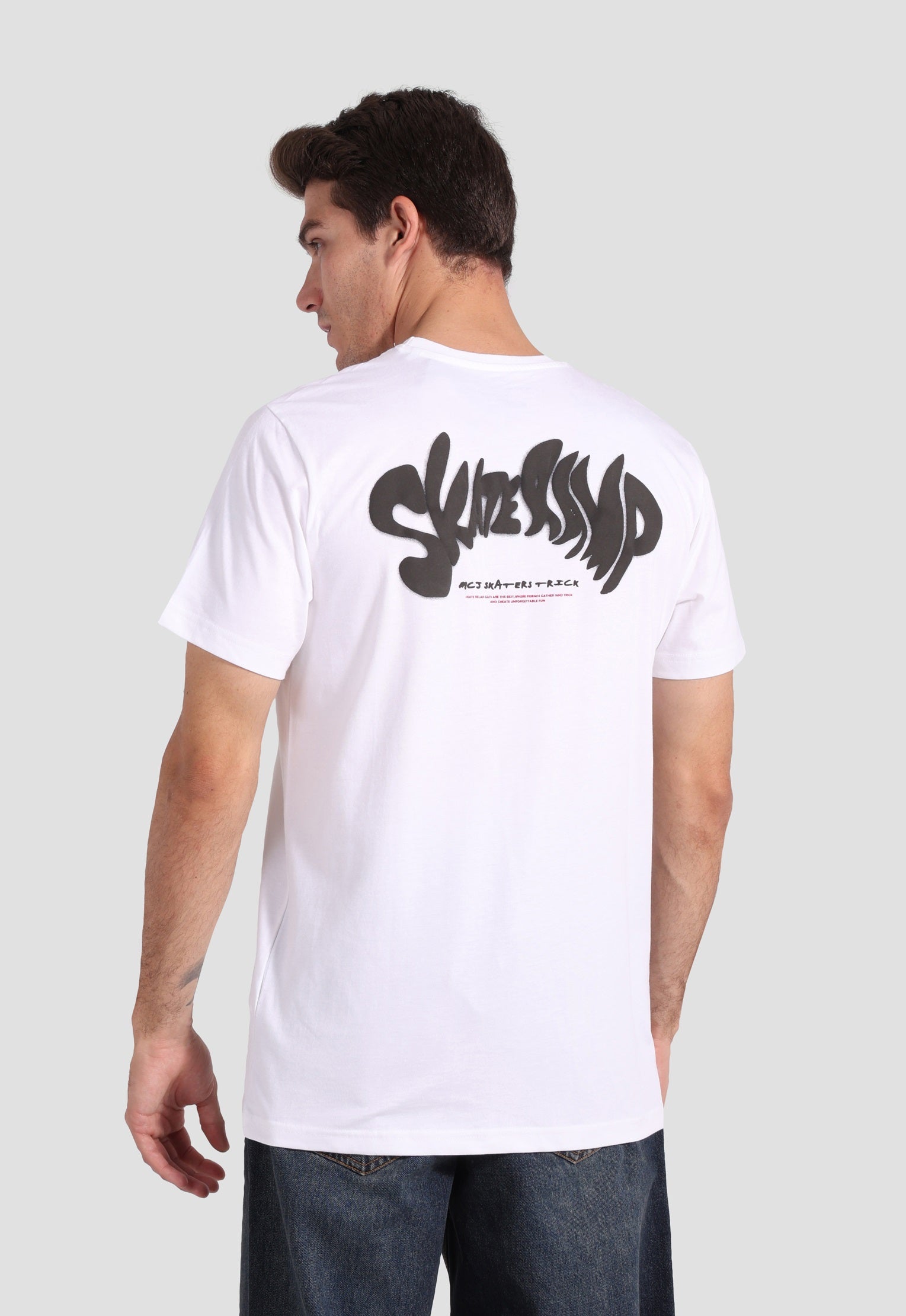 off-white crew neck printed t-shirt