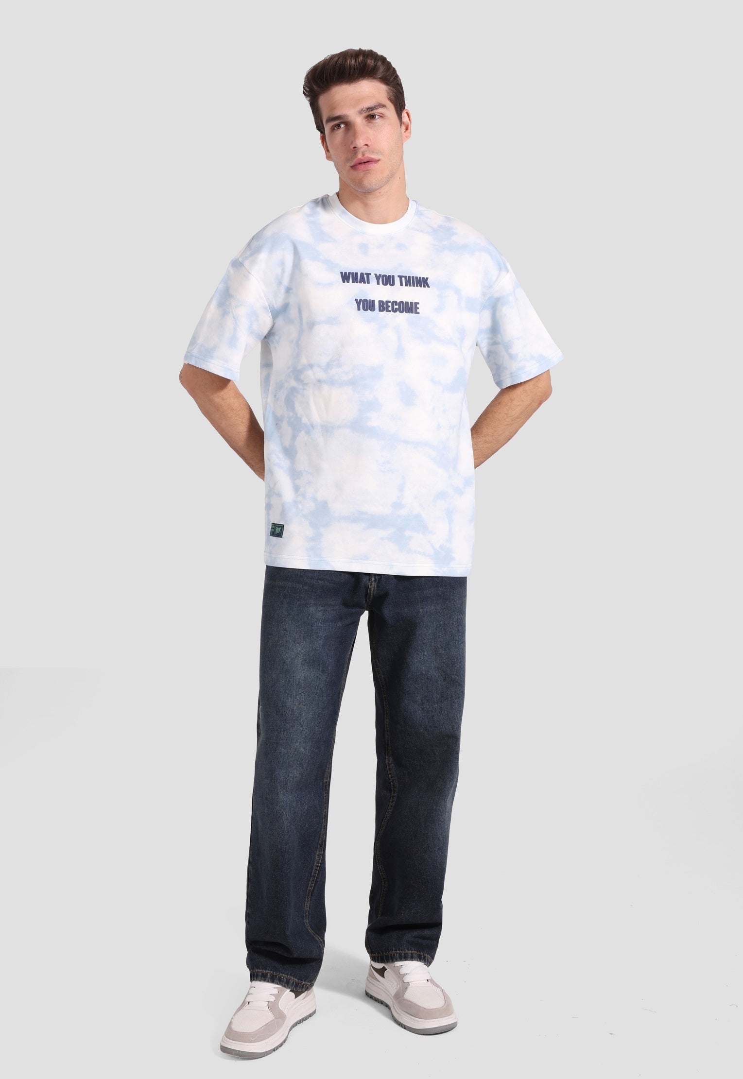 over size printed t-shirt