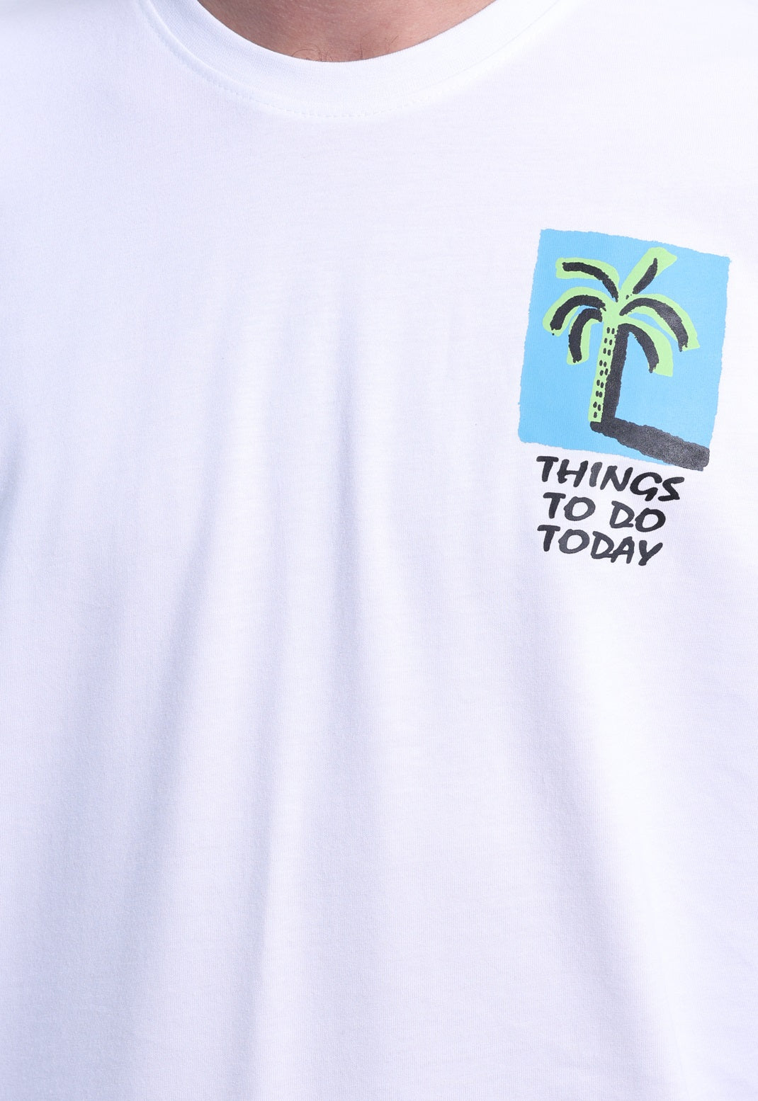 Crew Neck Over Size Printed T-shirt