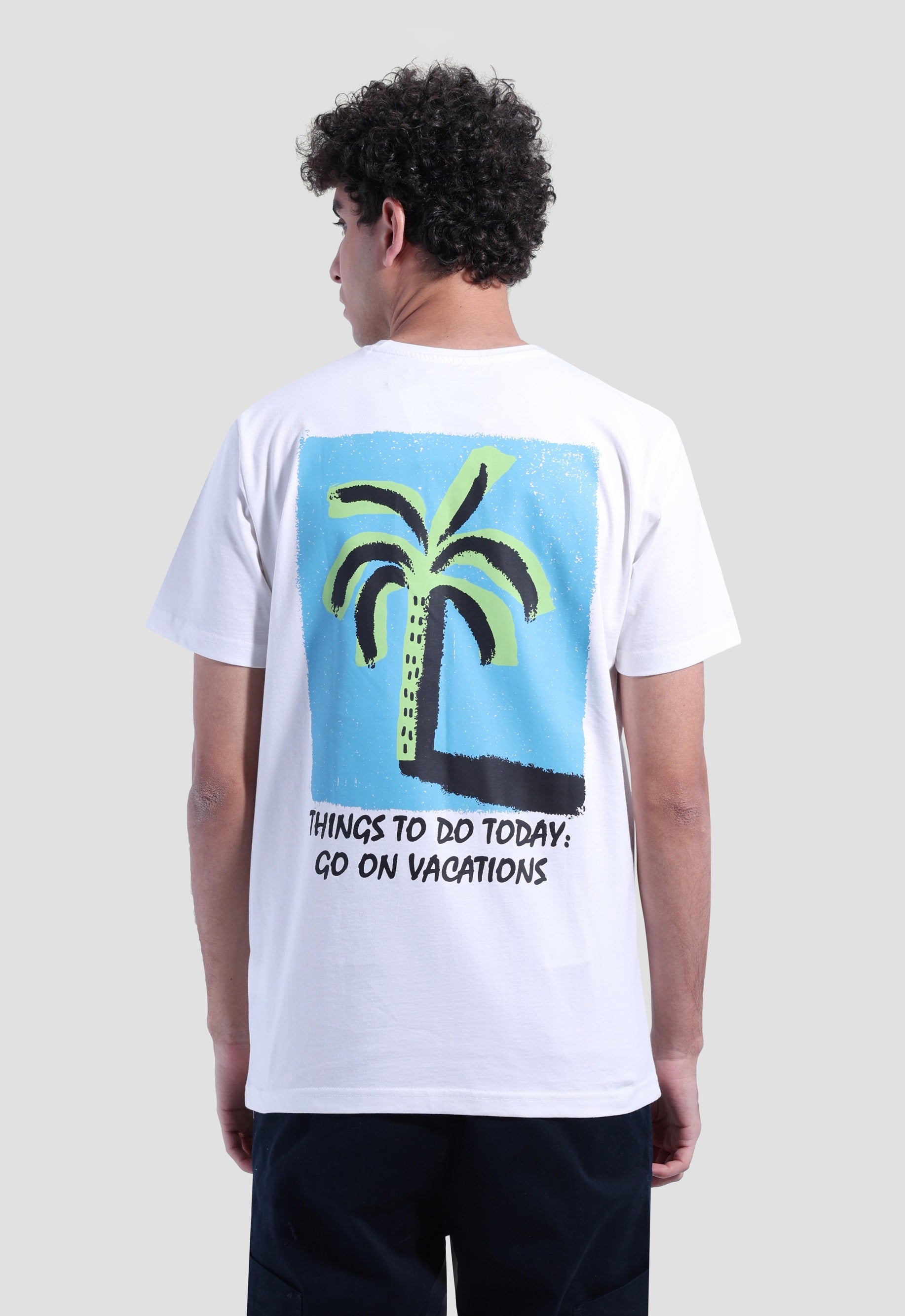 Crew Neck Over Size Printed T-shirt