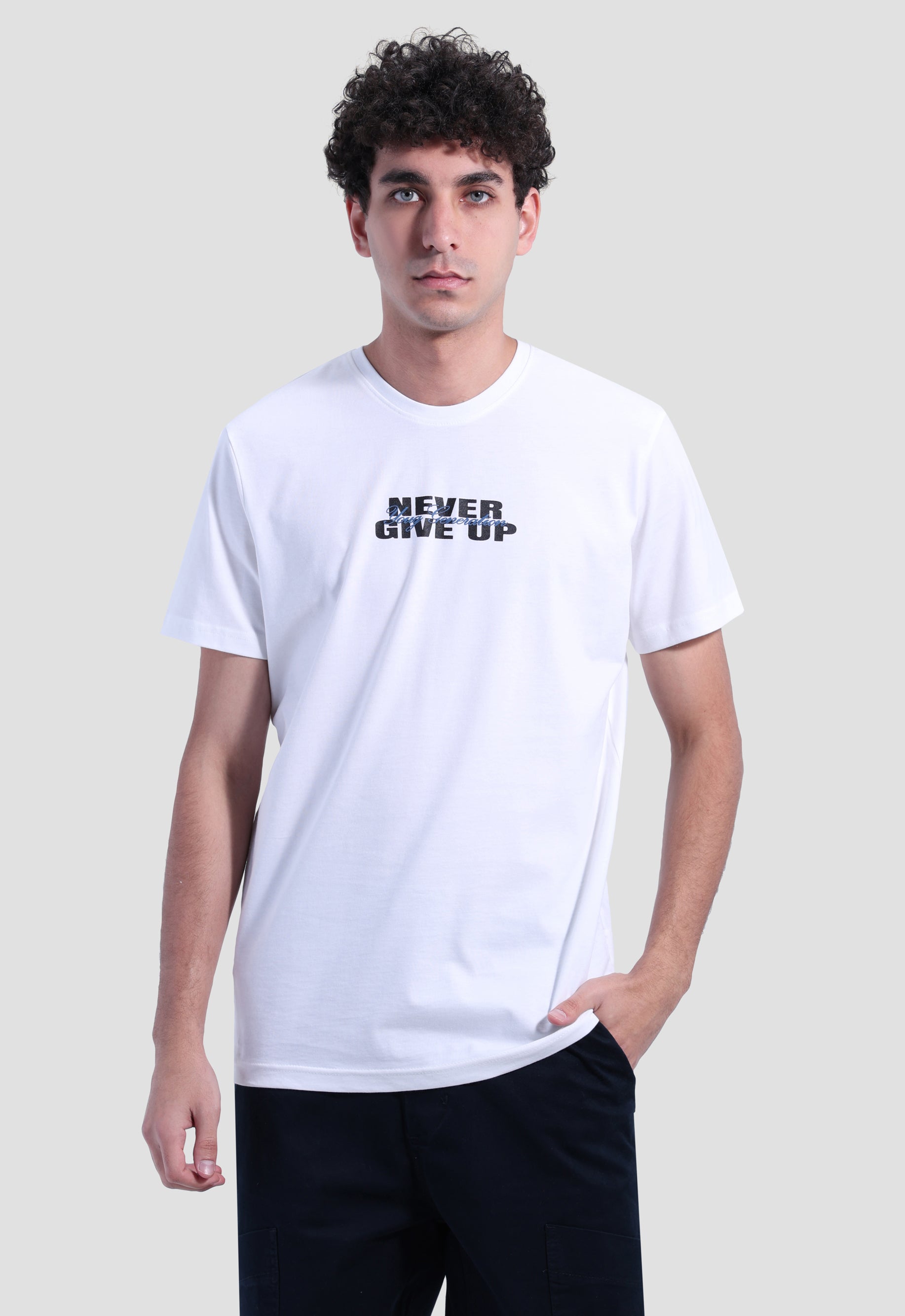 Crew Neck Printed T-Shirt