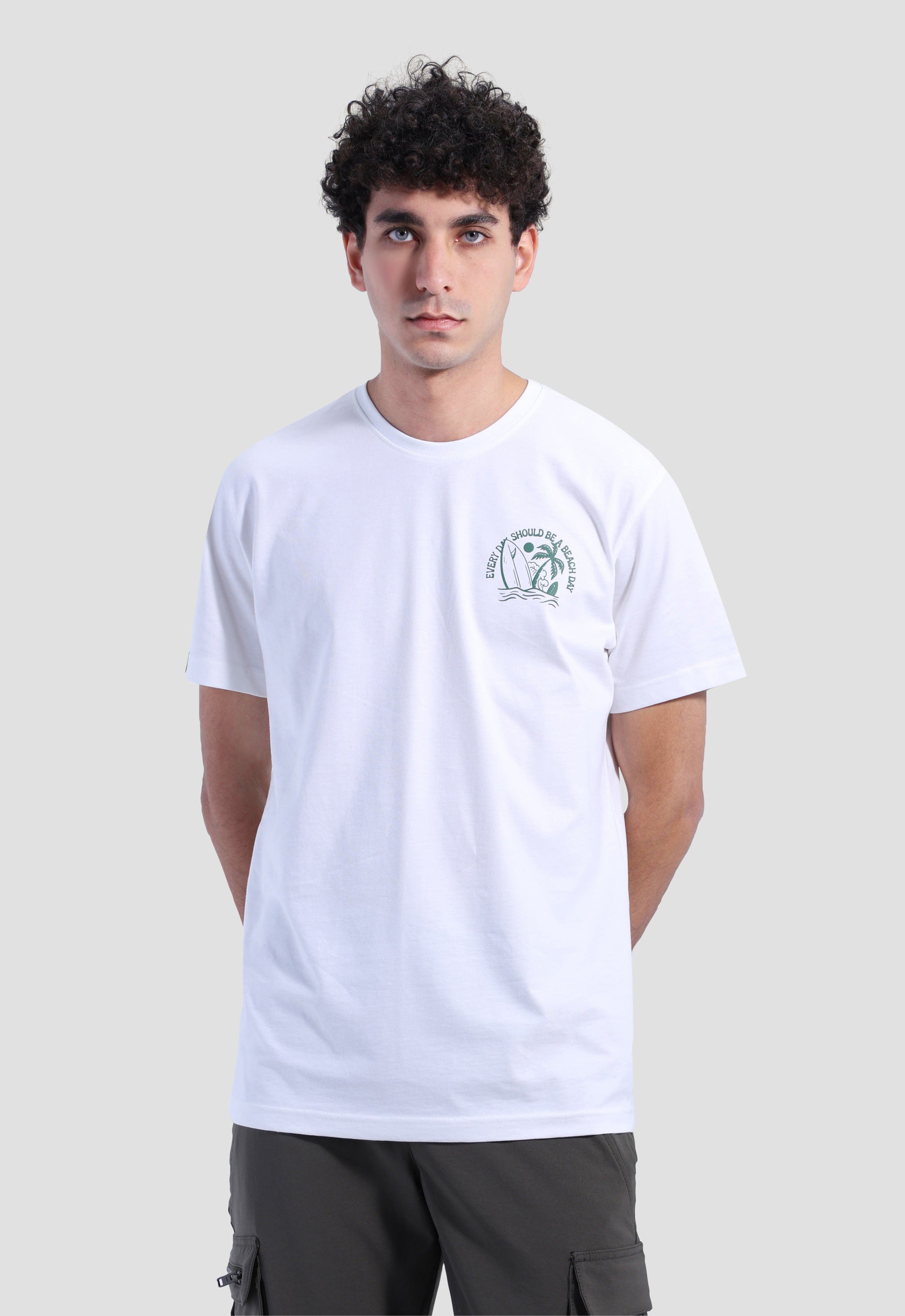 Crew Neck Printed T-Shirt