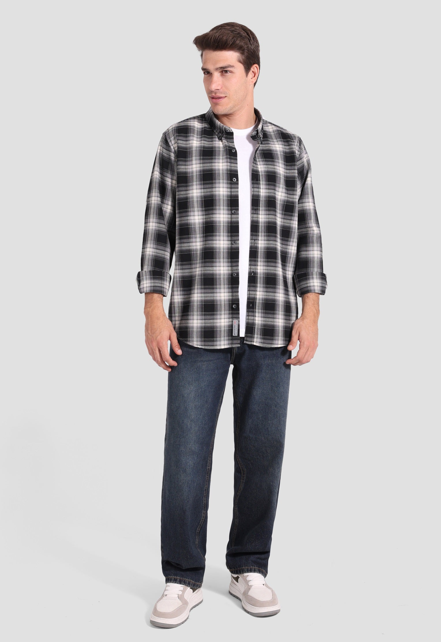 Slim Fit Checked Shirt