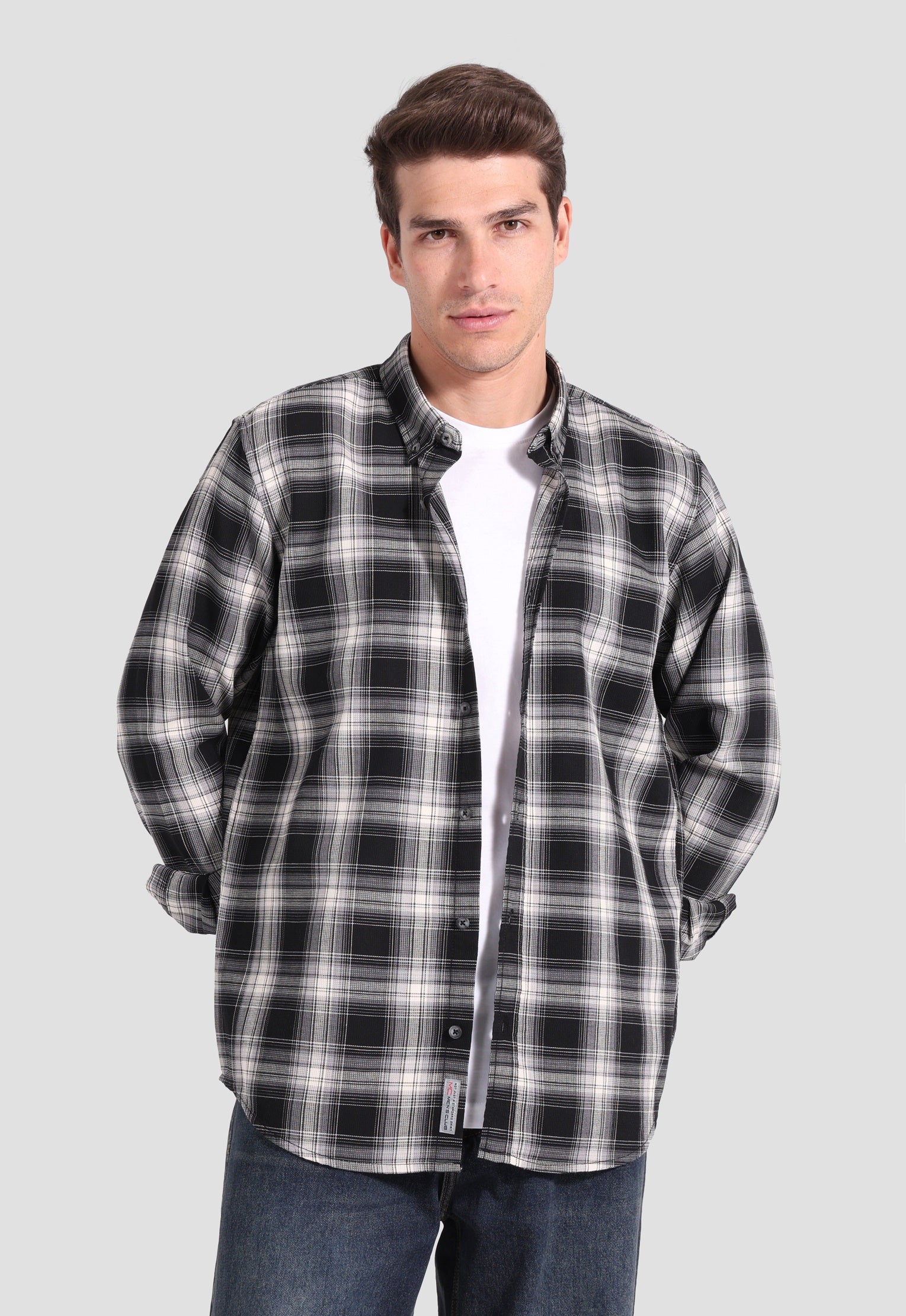 Slim Fit Checked Shirt