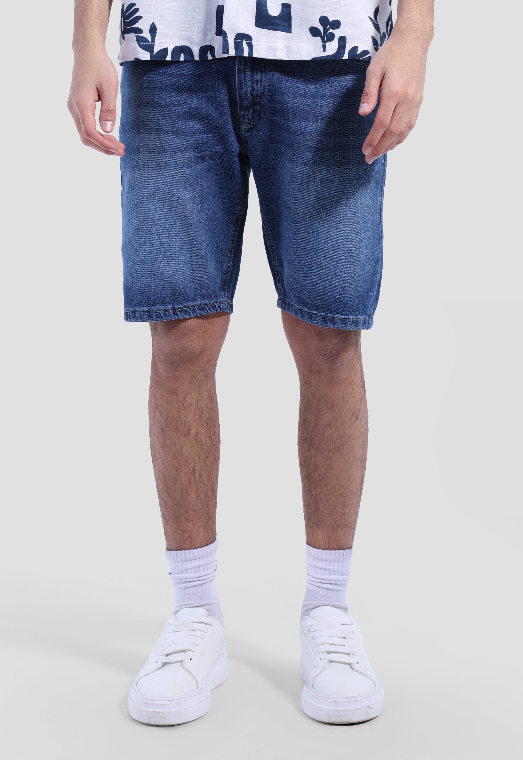 Reguler Fit Denim Short