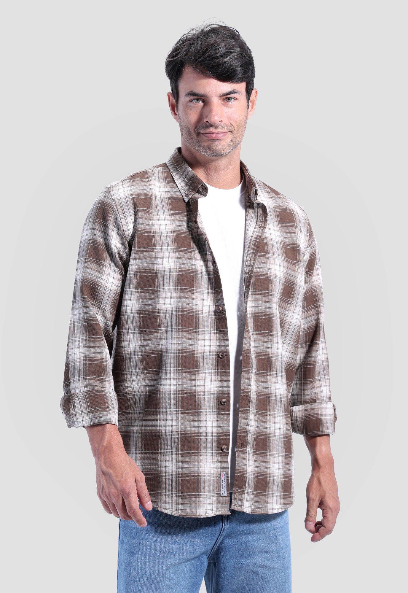 Slim Fit Checked Shirt