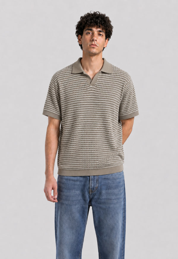 Knitted Polo Shirt