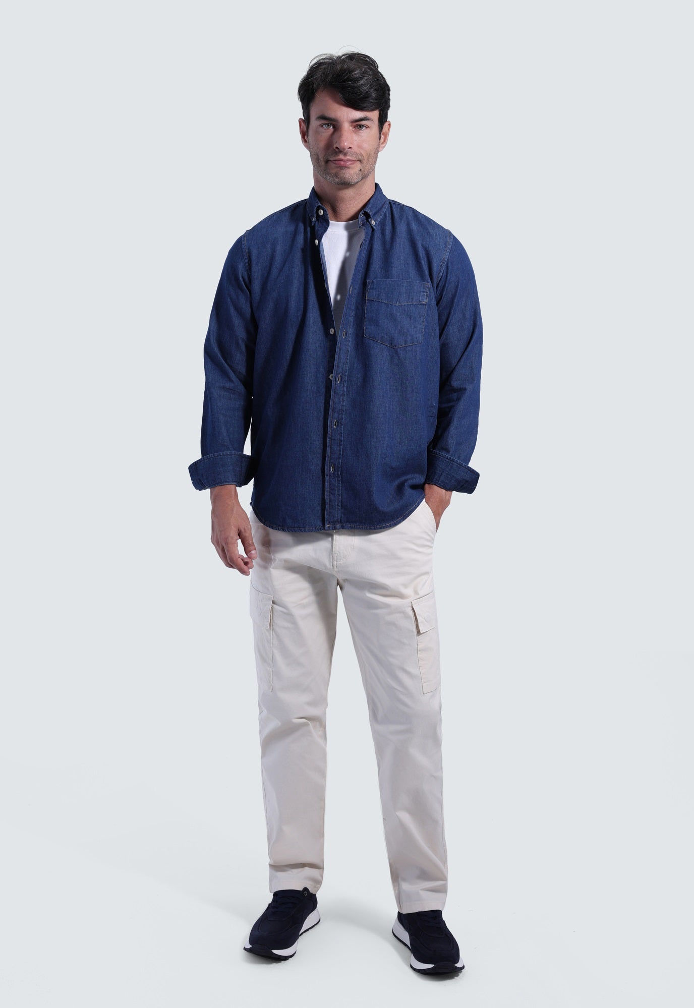 Slim Fit Denim  Shirt