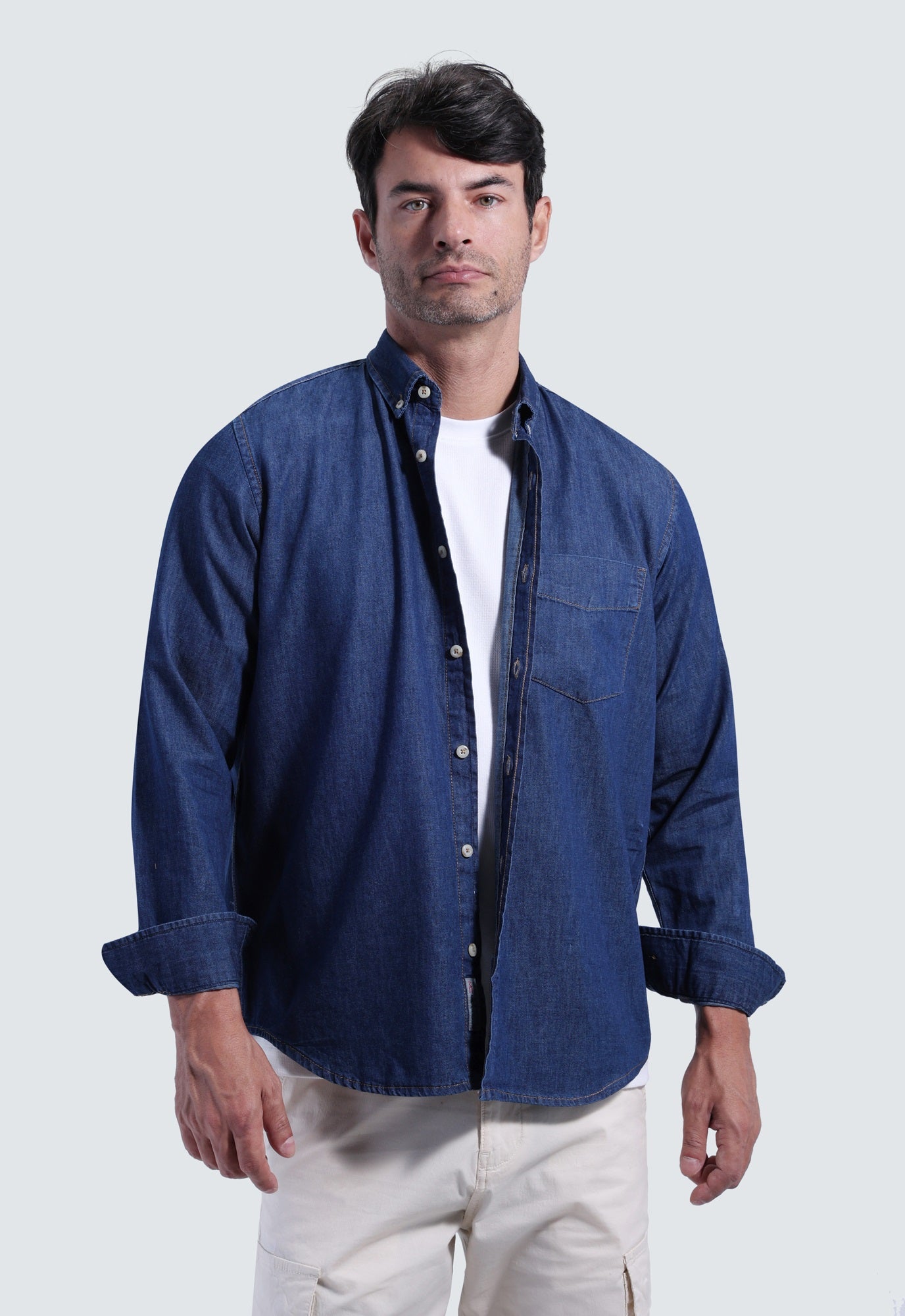 Slim Fit Denim  Shirt
