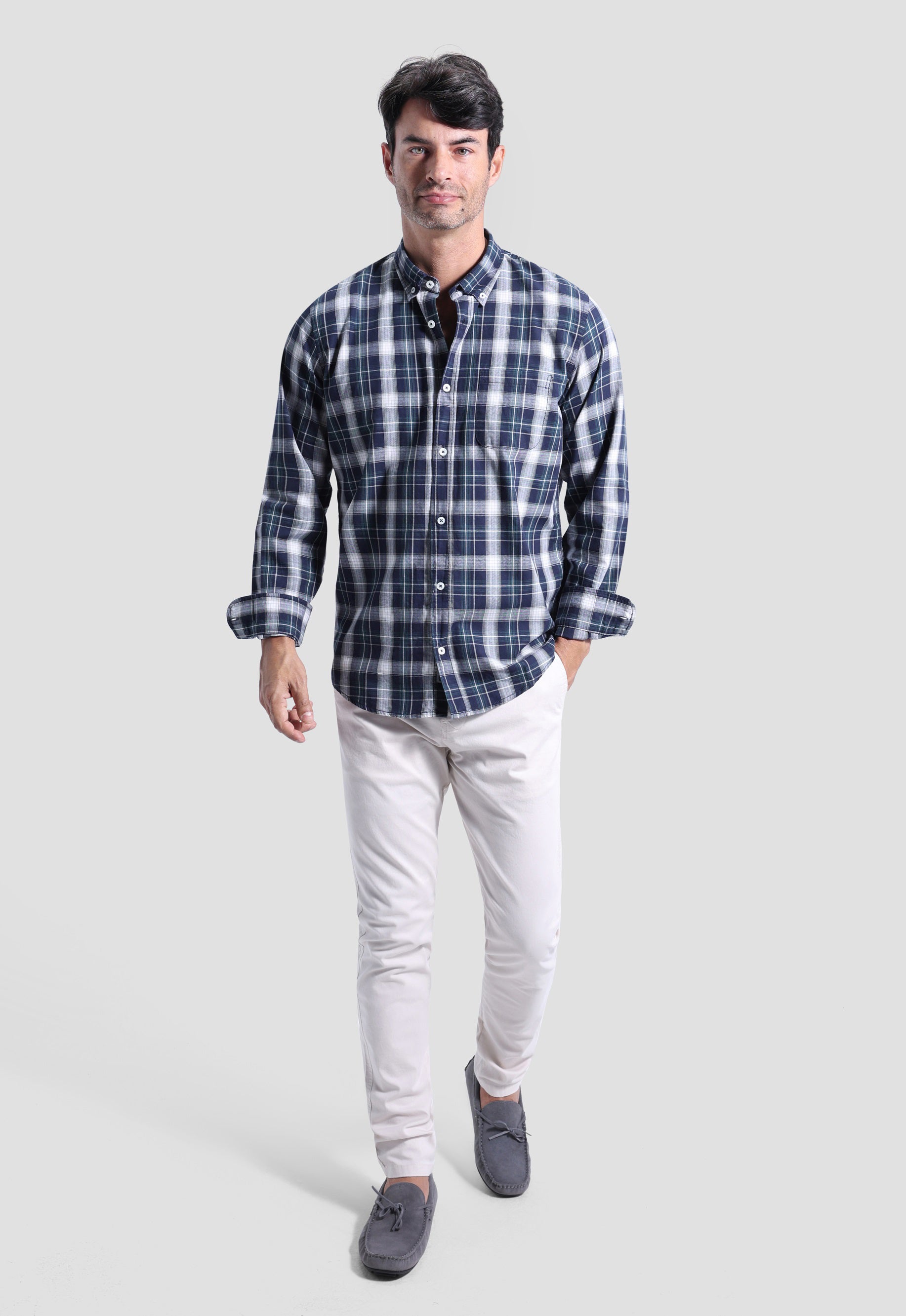 Slim Fit Checked Shirt