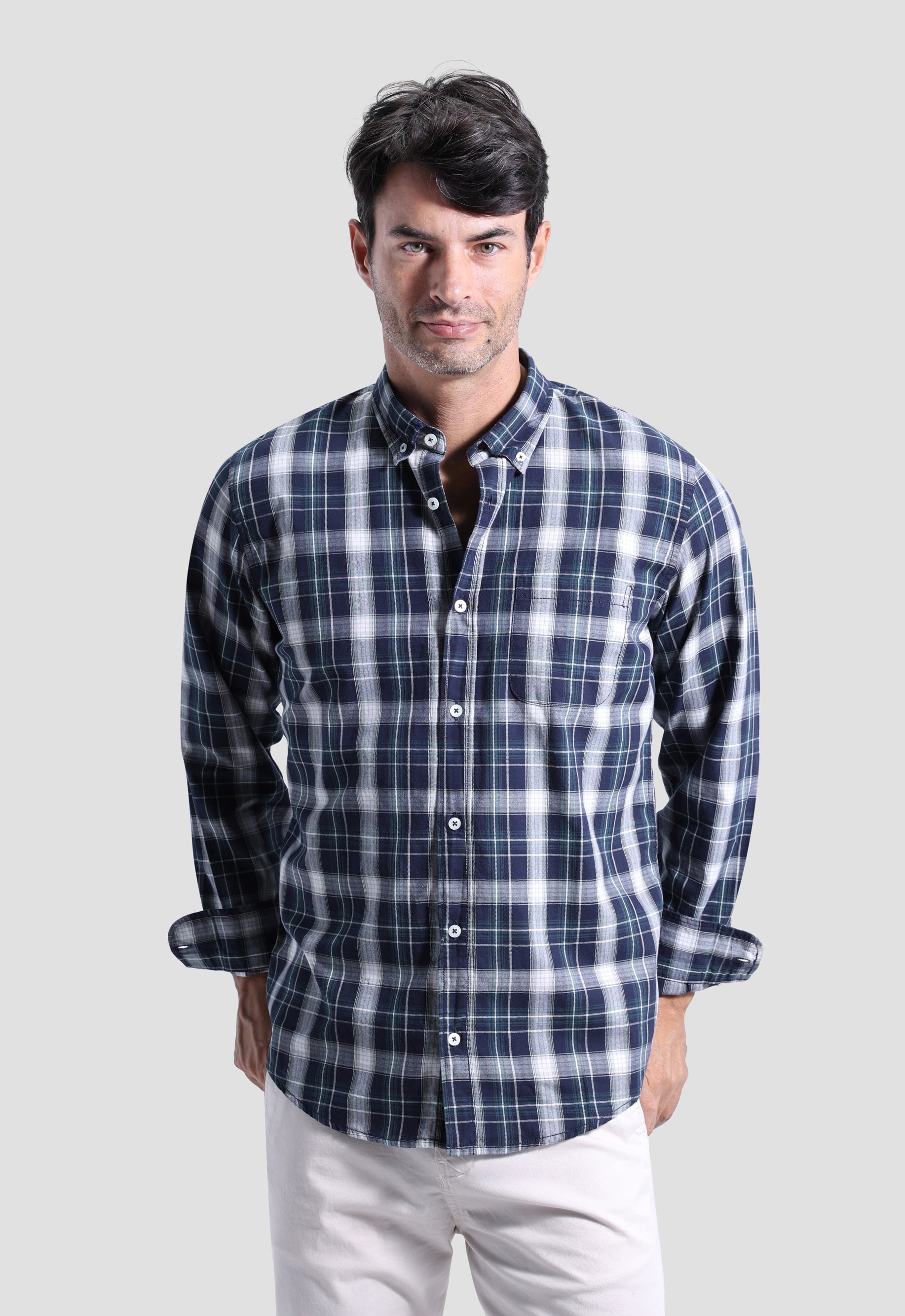 Slim Fit Checked Shirt