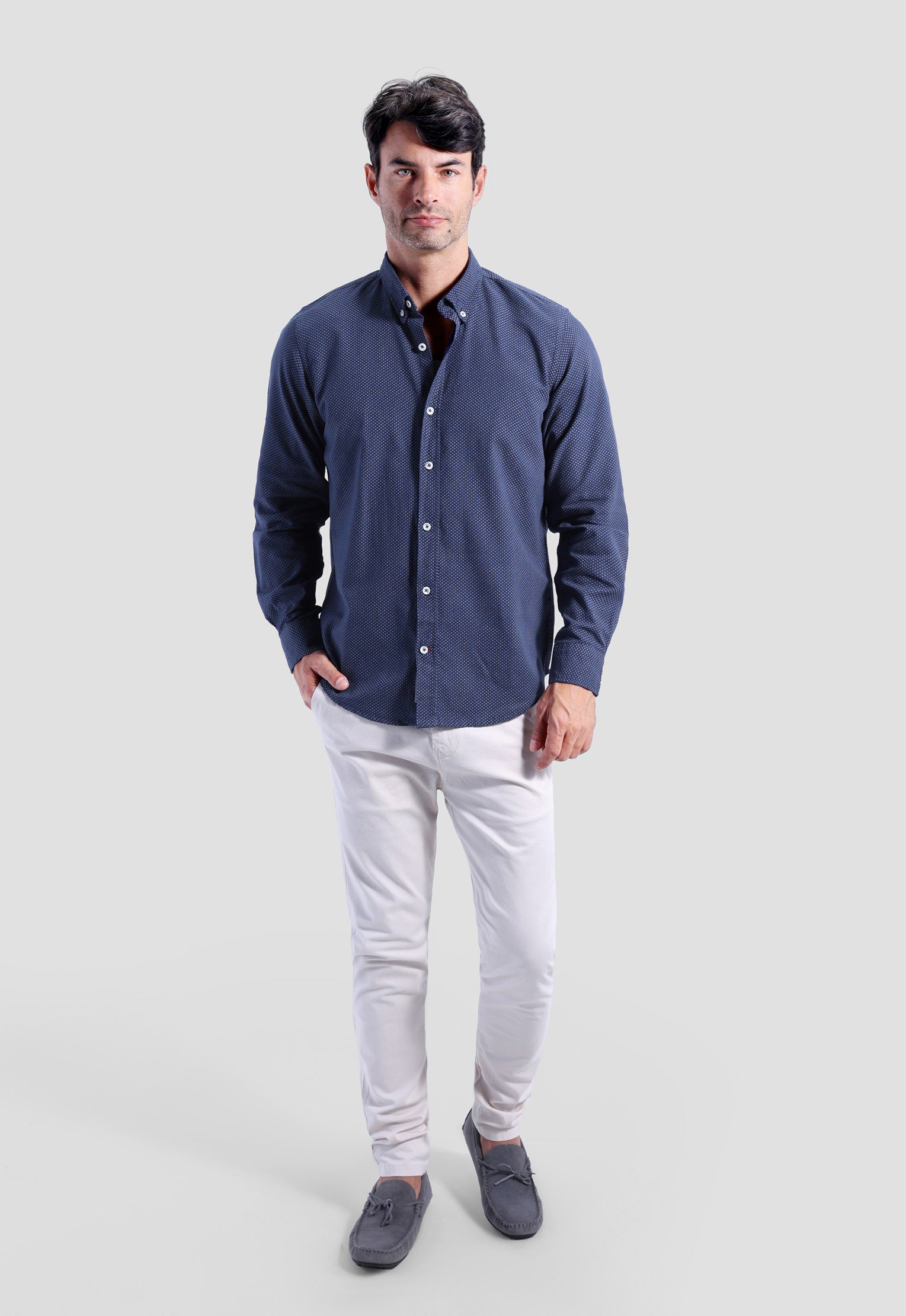 Pattern Slim Fit Shirt