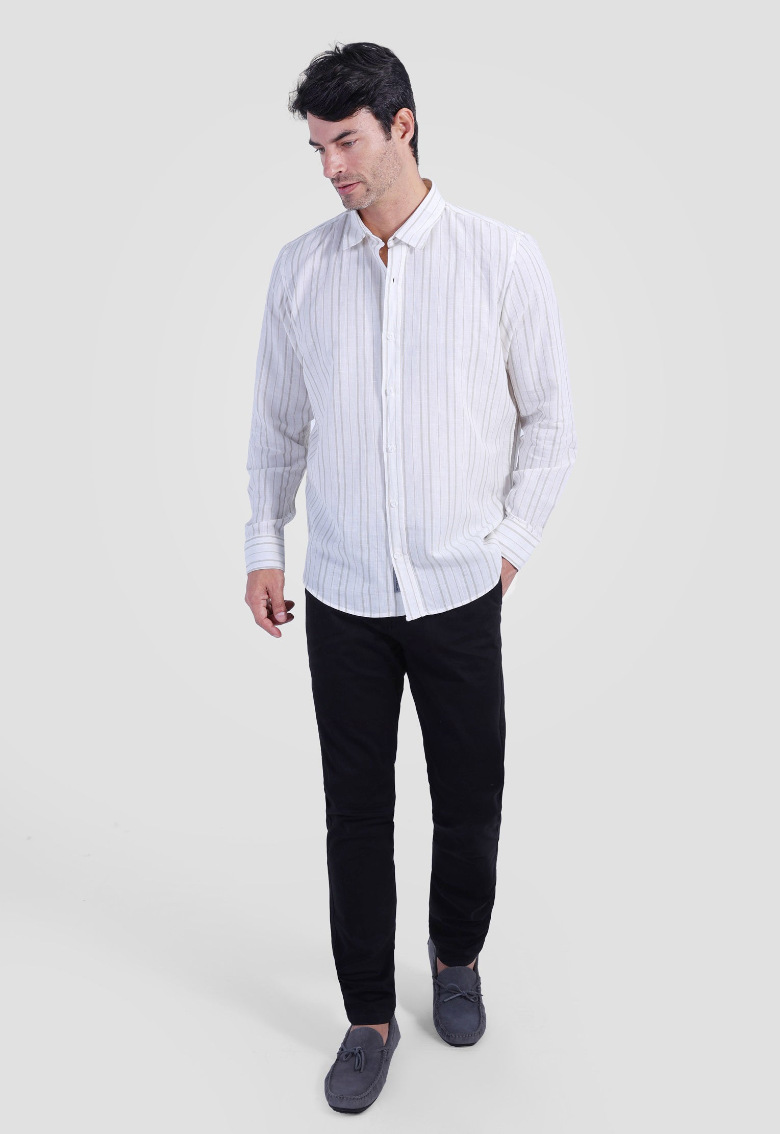 Slim Fit Striped Shirt