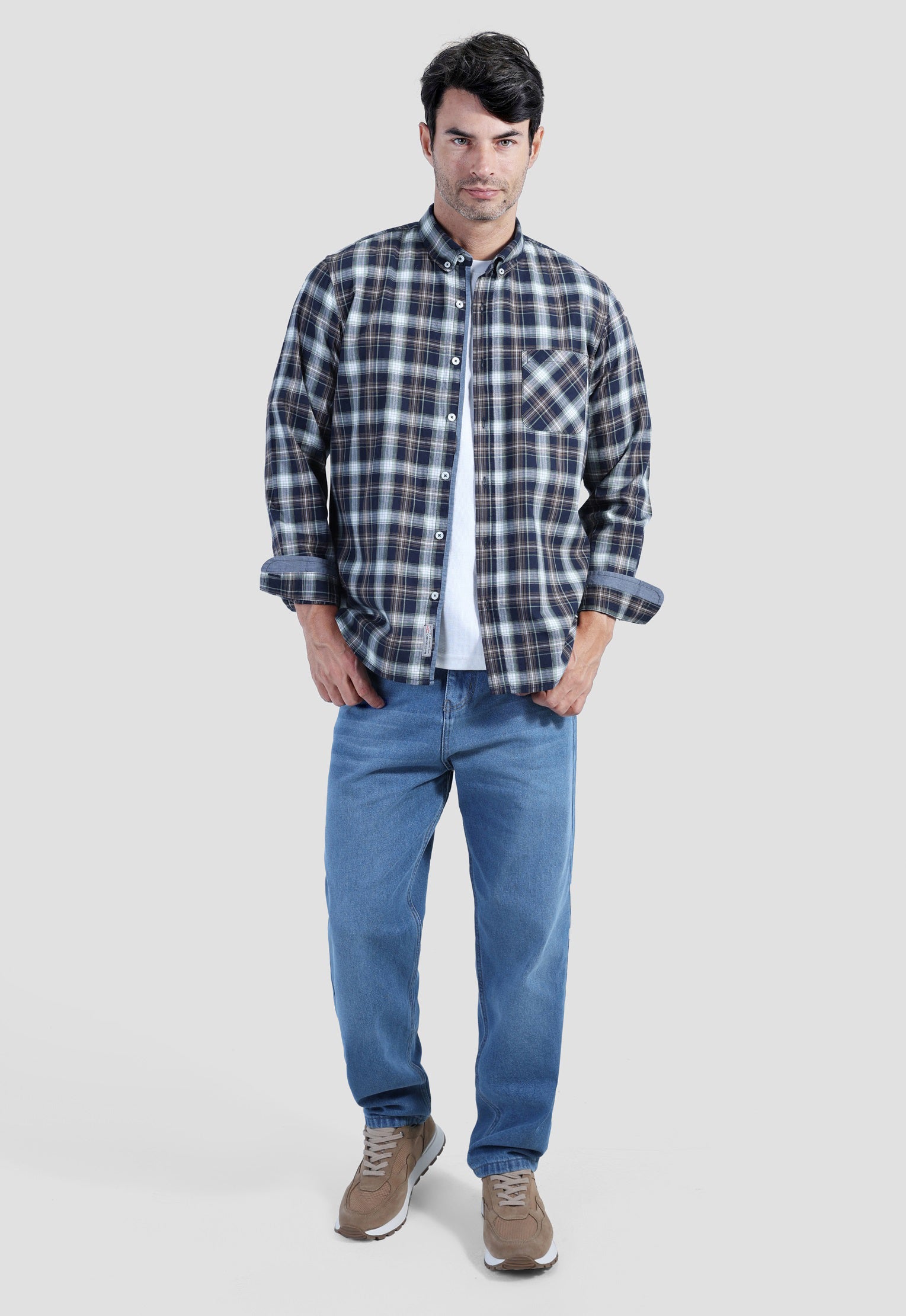 Slim Fit Checked Shirt