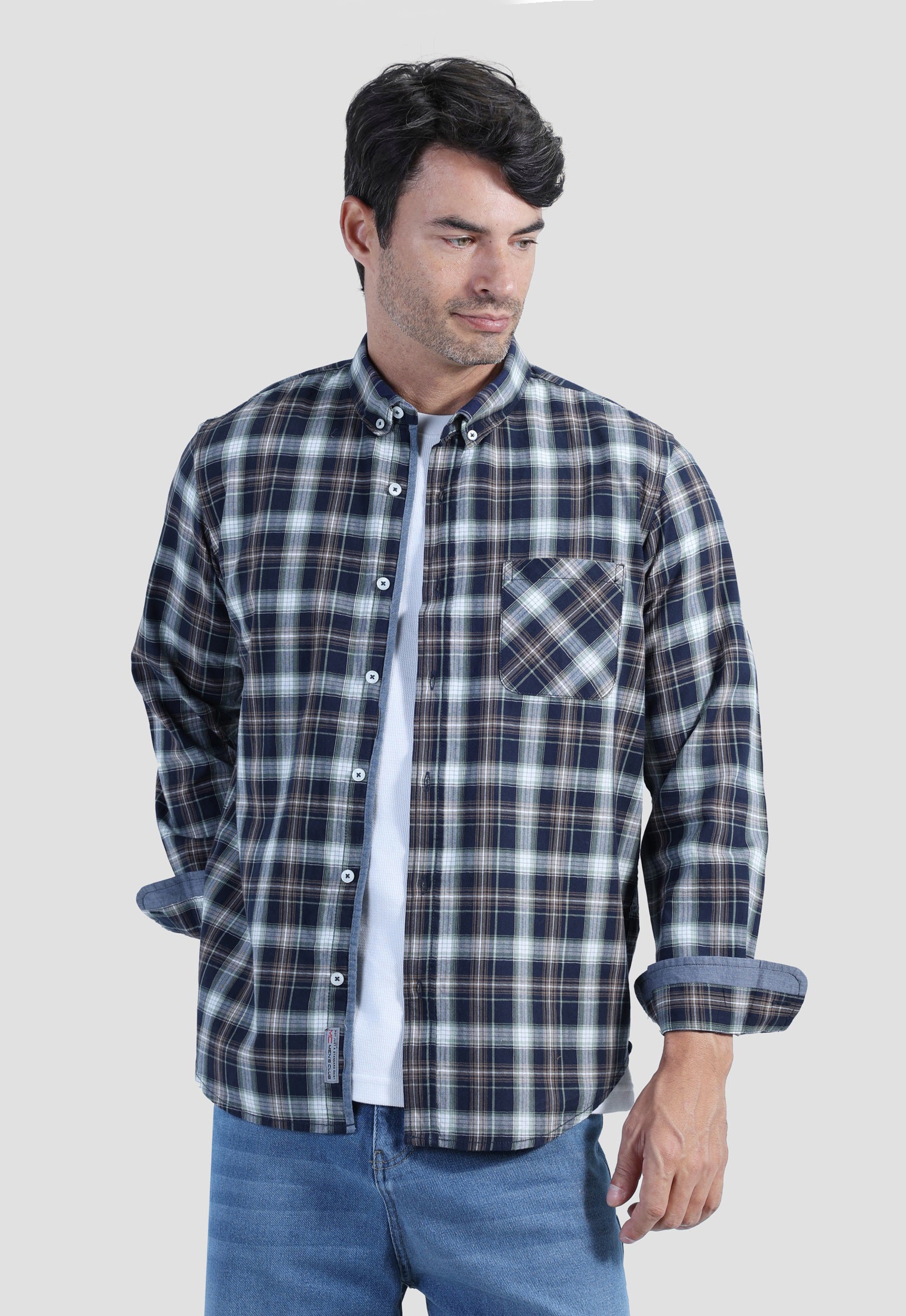 Slim Fit Checked Shirt