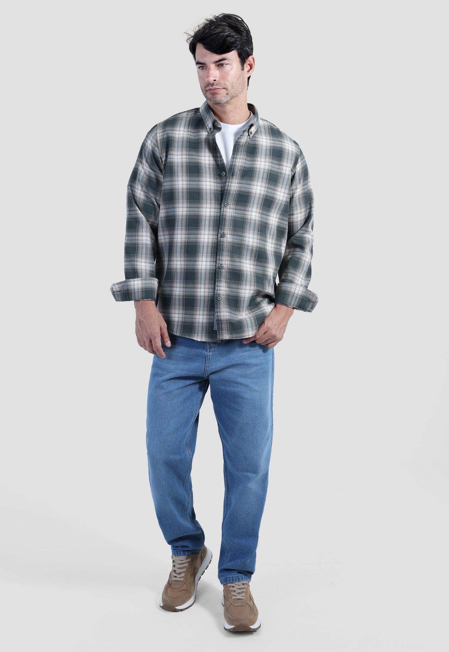 Slim Fit Checked Shirt