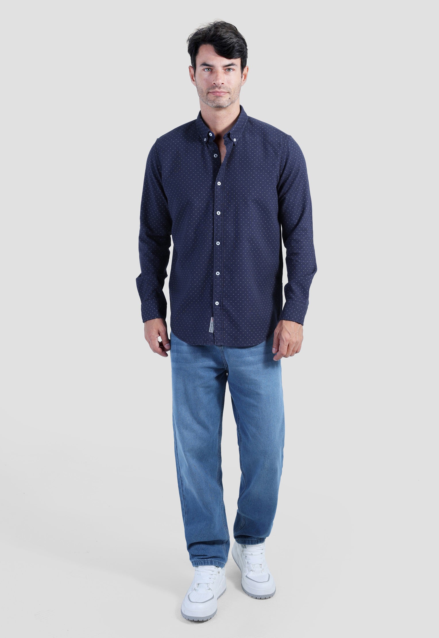 Pattern Slim Fit Shirt