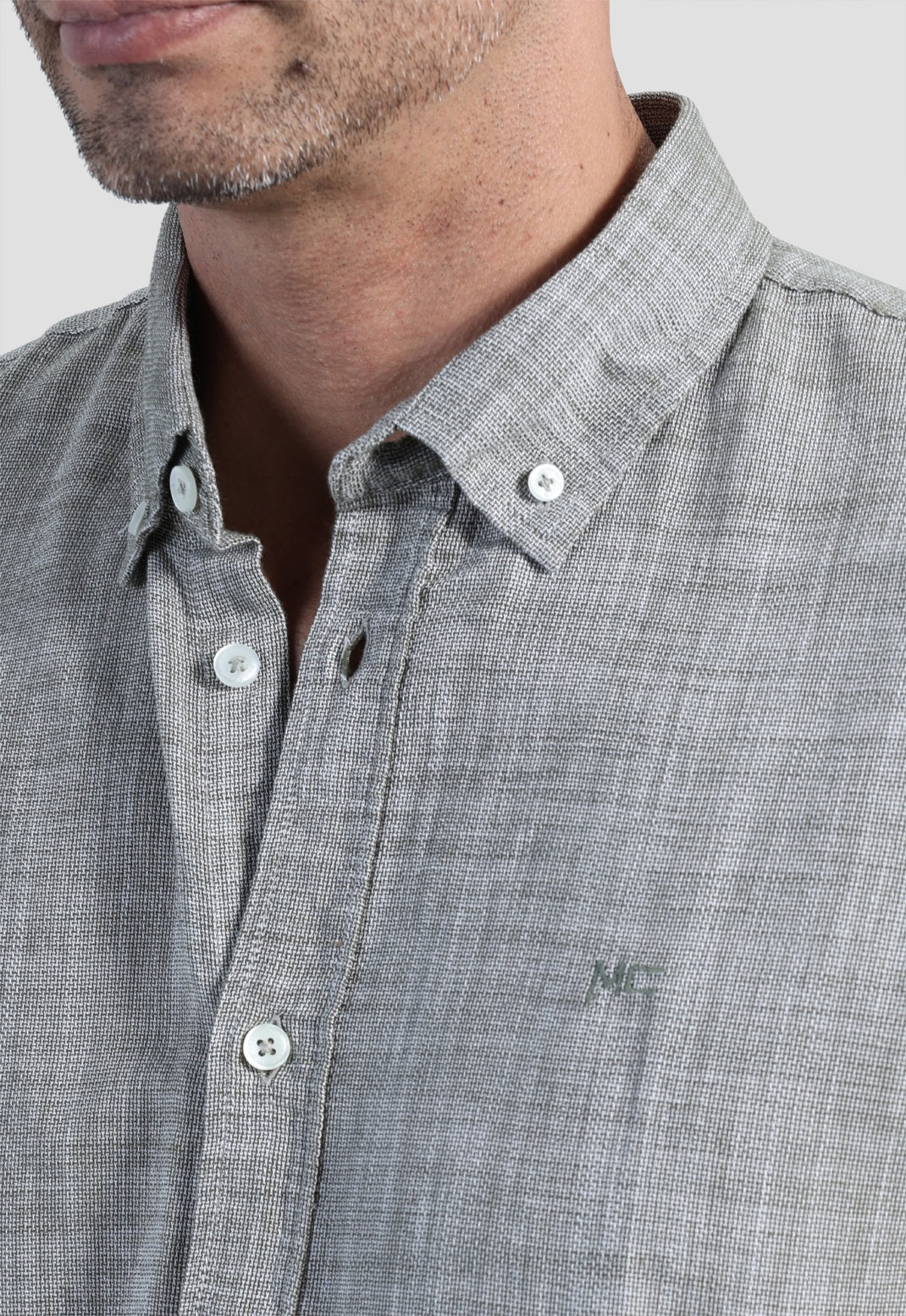 Slim Fit Solid Shirt