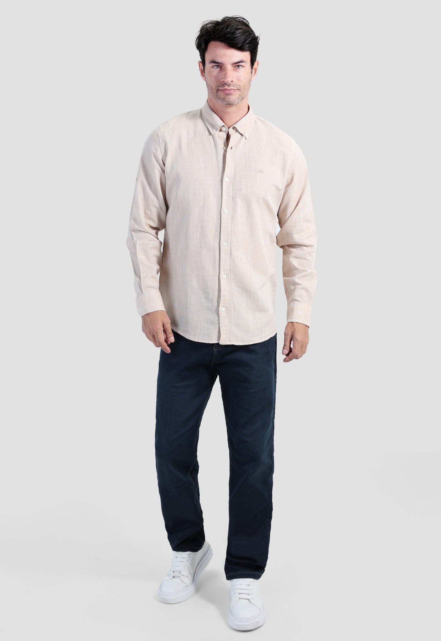Slim Fit Solid Shirt